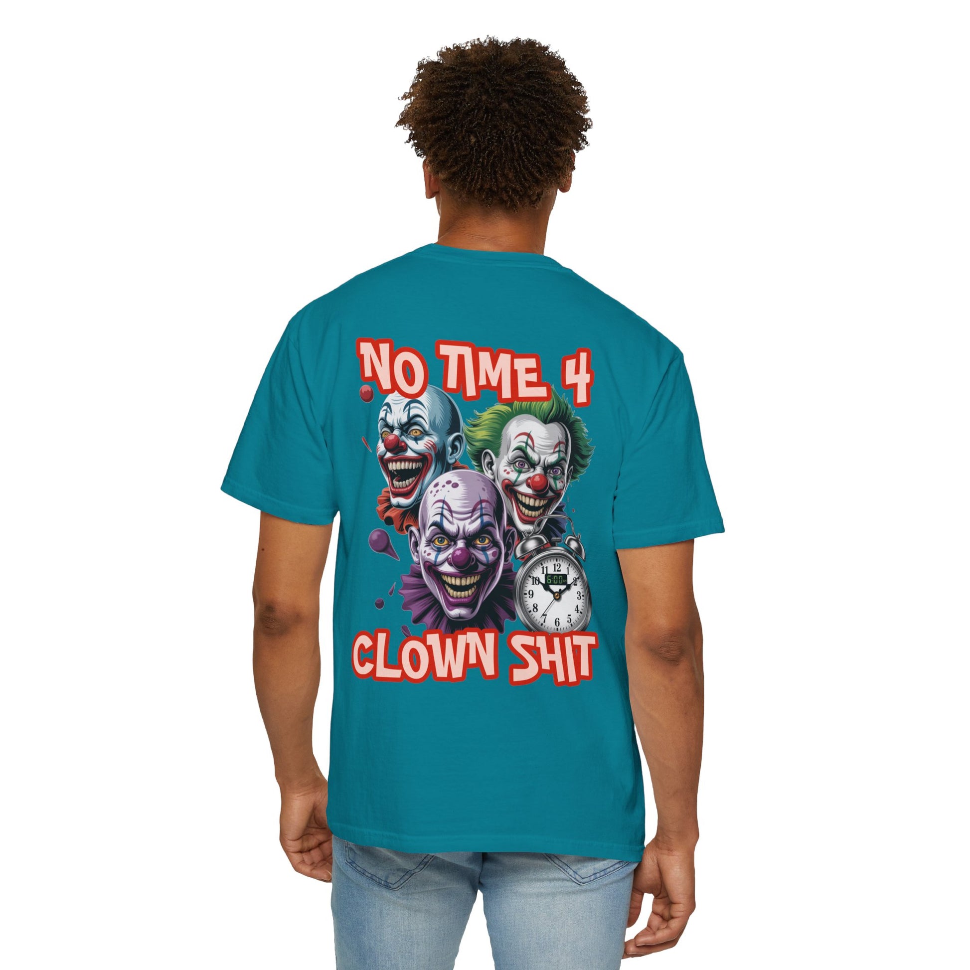 Garment-Dyed T-shirt - Born Hustler Design