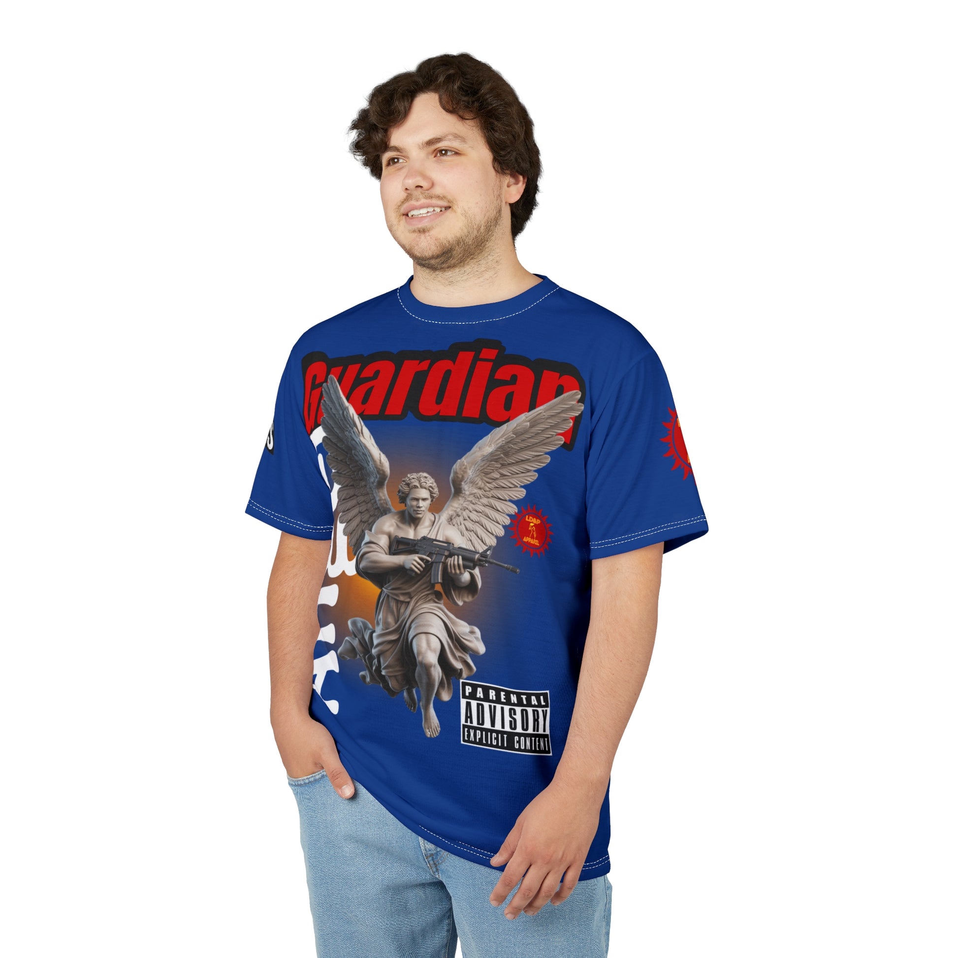 Guardian Angel Graphic Tee LD&P APPAREL Blue