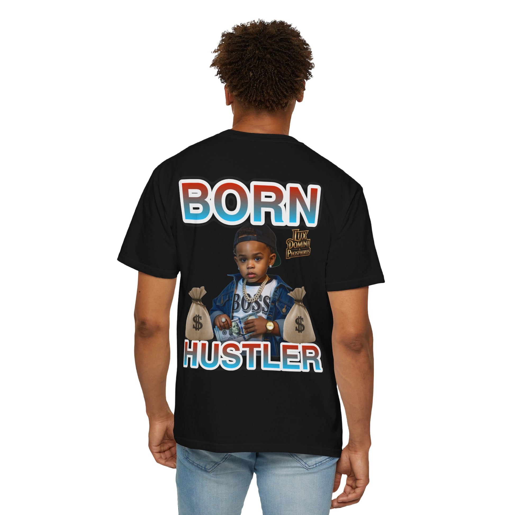 Garment-Dyed T-shirt BORN HUSTLER LD&P APPAREL