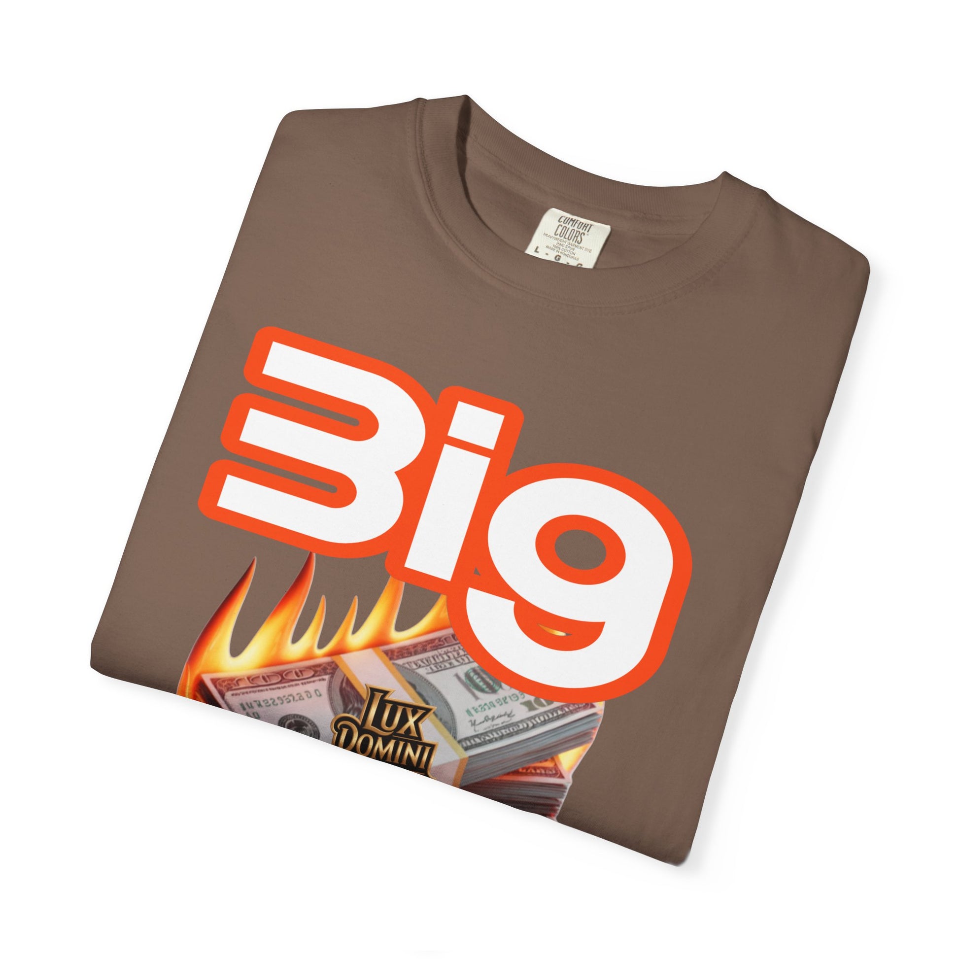 T-Shirt Big Spender Text Unisex Garment-Dyed Tee