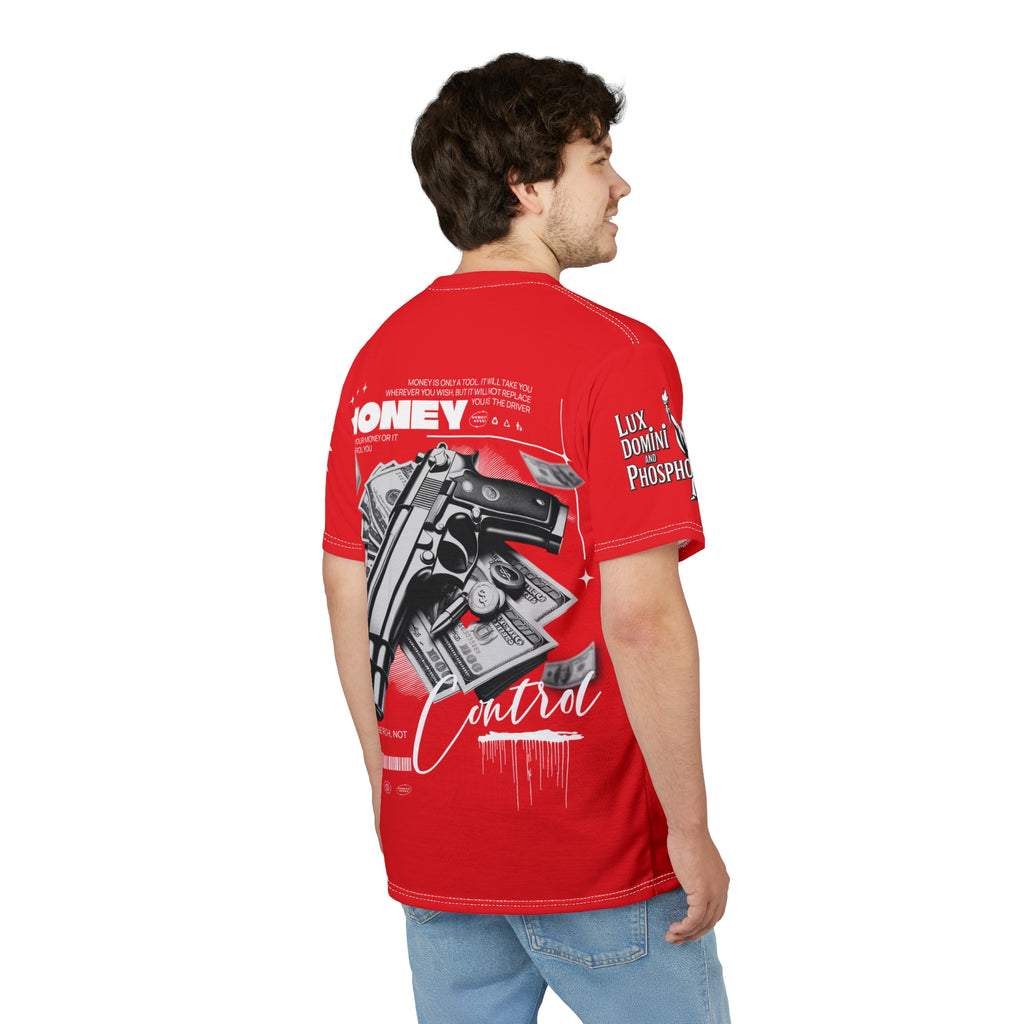 Money Control Graphic Tee LD&P APPAREL RED