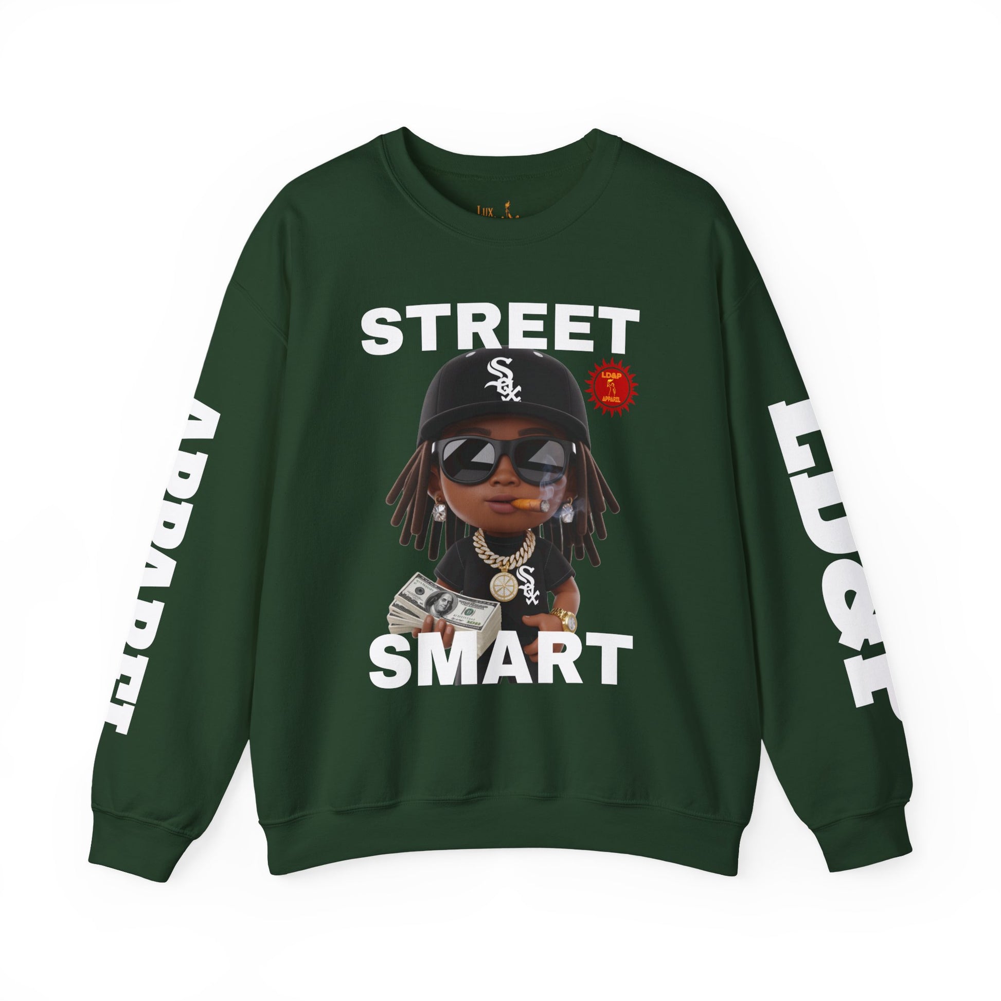 Street Smart Crewneck Sweatshirt - Urban Casual Wear