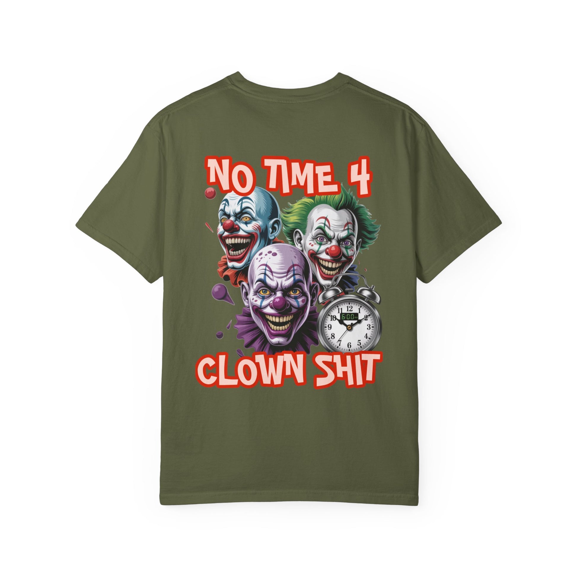 Garment-Dyed T-shirt - Born Hustler Design