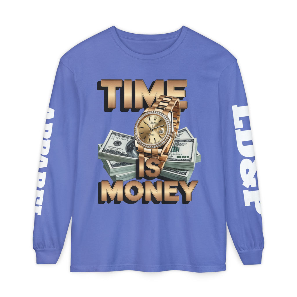 Long Sleeve T-Shirt Time is MONEY Design