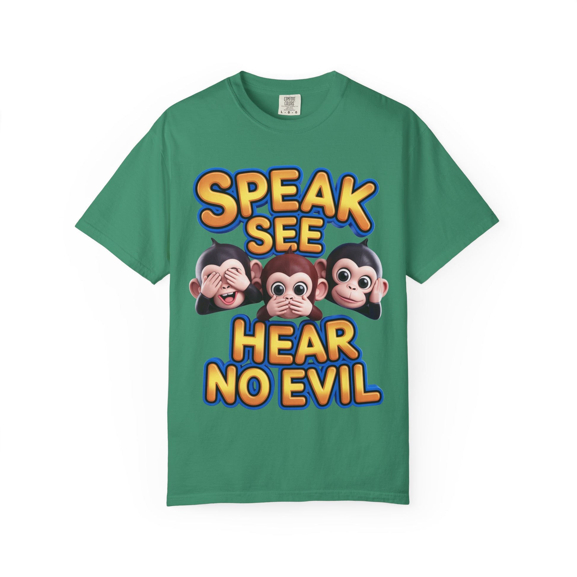 Graphic T-Shirt Speak See Hear No Evil