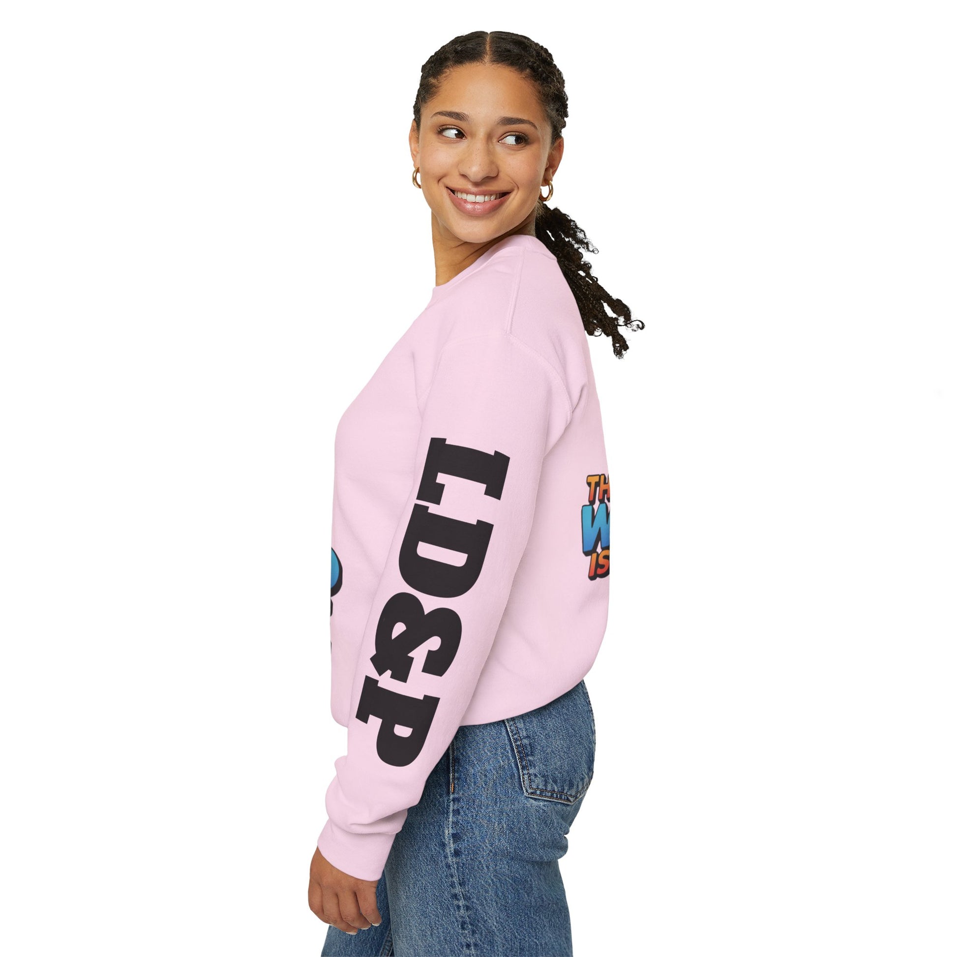 Graphic Sweatshirt - The World Is Mine LD&P APPAREL Design