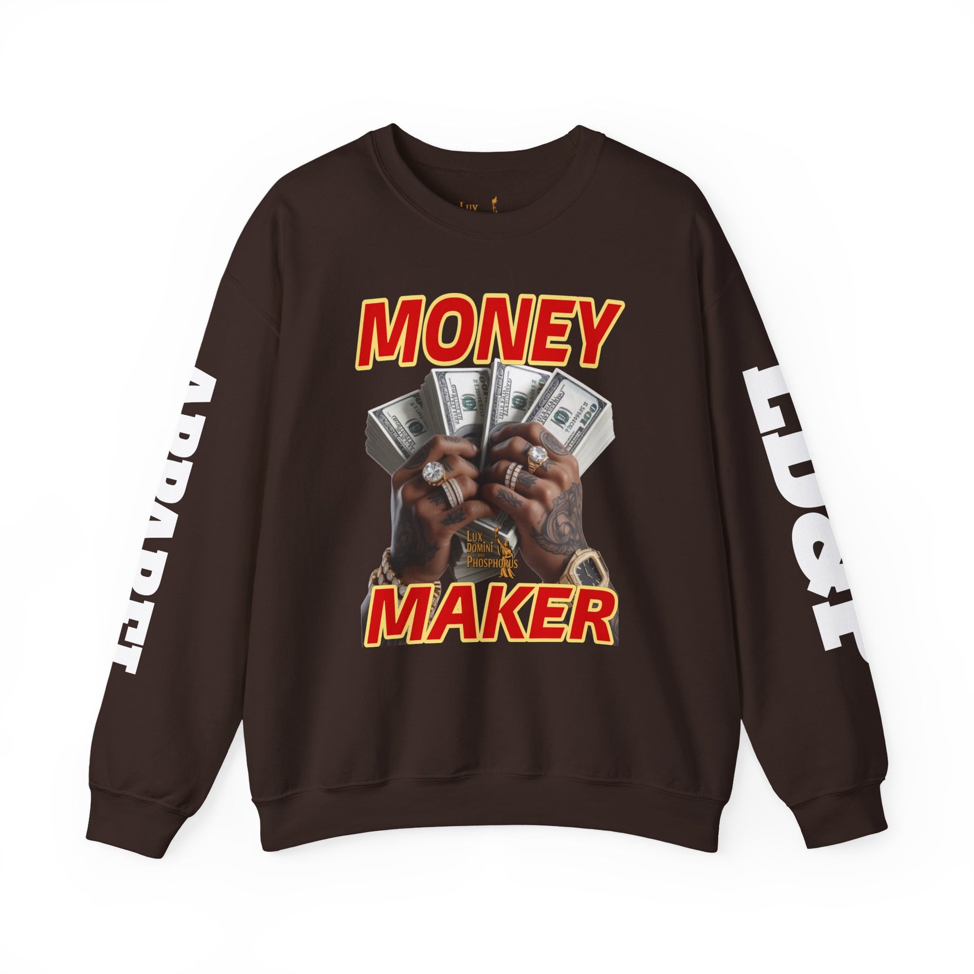 Money Maker Unisex Sweatshirt - LD&P APPAREL Design