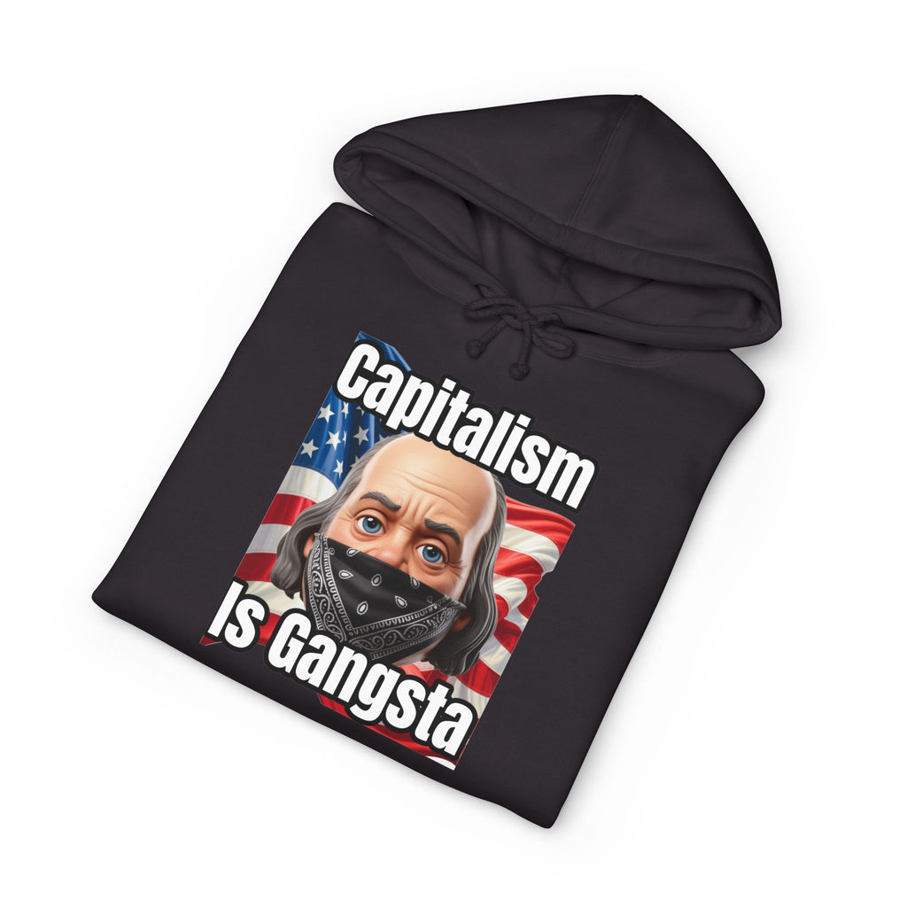 Capitalism is Gangsta Heavyweight Hooded Sweatshirt