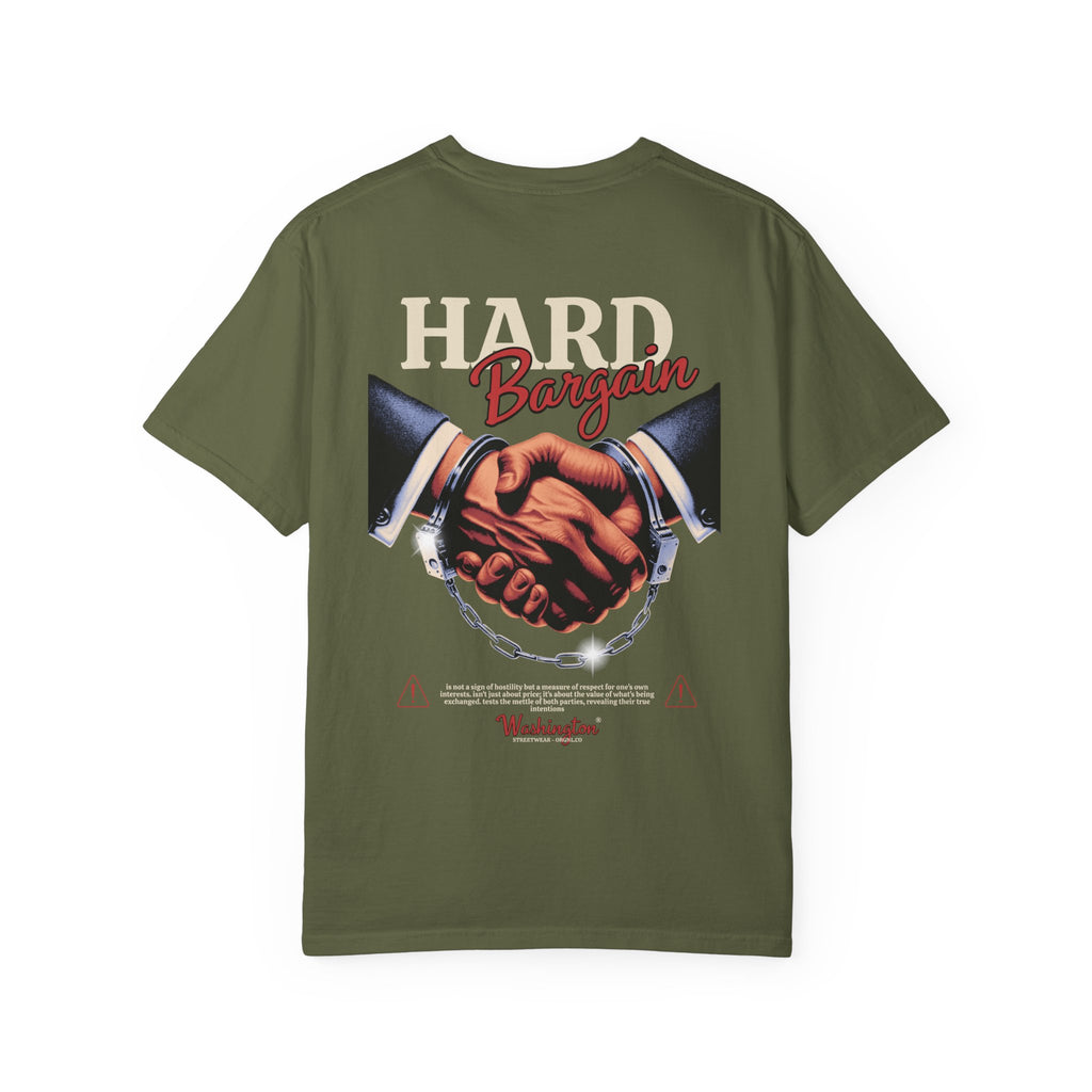 Garment-Dyed T-shirt Hard Bargain Graphic Tee
