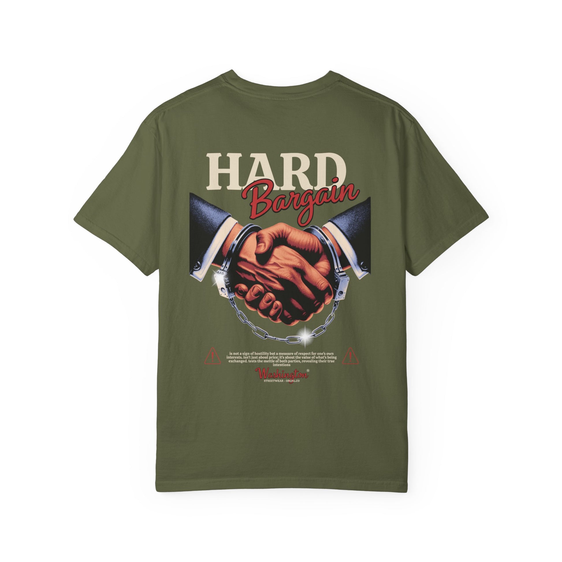 Garment-Dyed T-shirt Hard Bargain Graphic Tee
