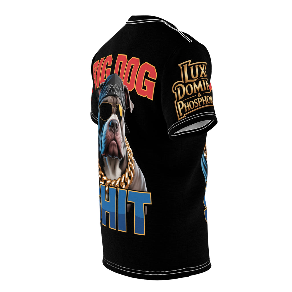 T-Shirt - Big Dog Print Unisex Cut & Sew Tee