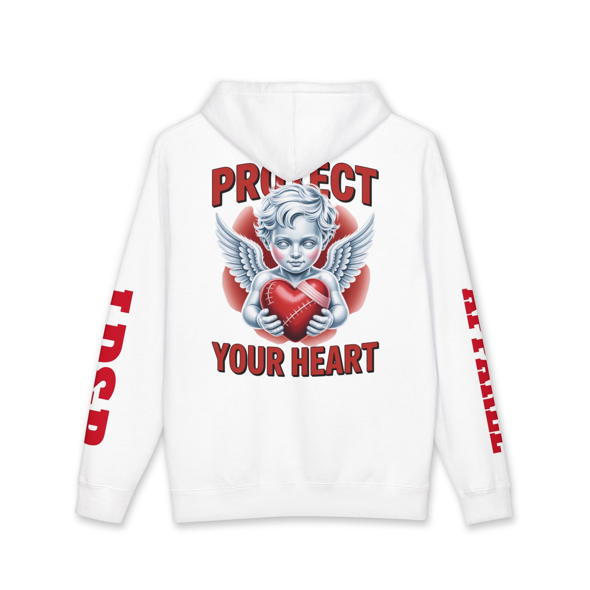 Hooded Sweatshirt - 'protect your heart' Bold Graphic Design