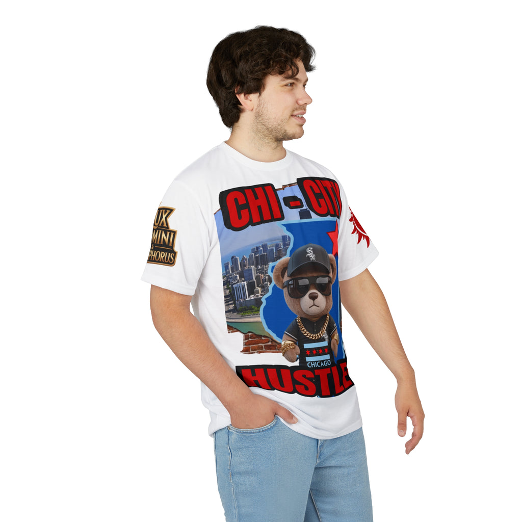 Chi-City Hustler Cut & Sew Tee — LD&P Apparel white