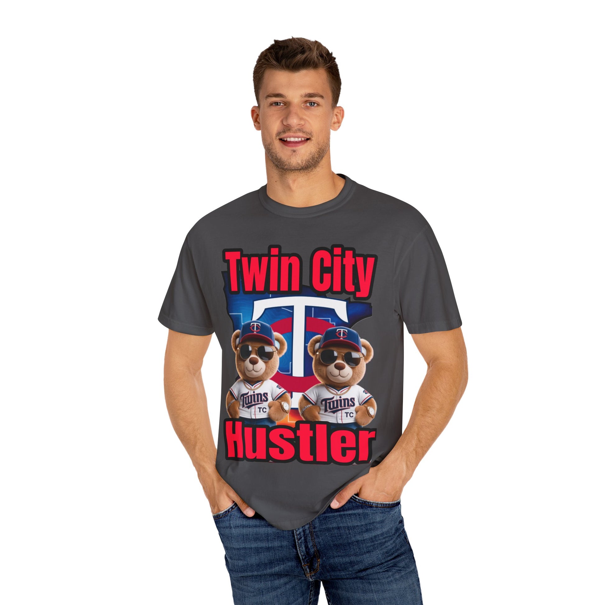 Hustler Garment-Dyed T-shirt - Twin City LD&P Apparel Design
