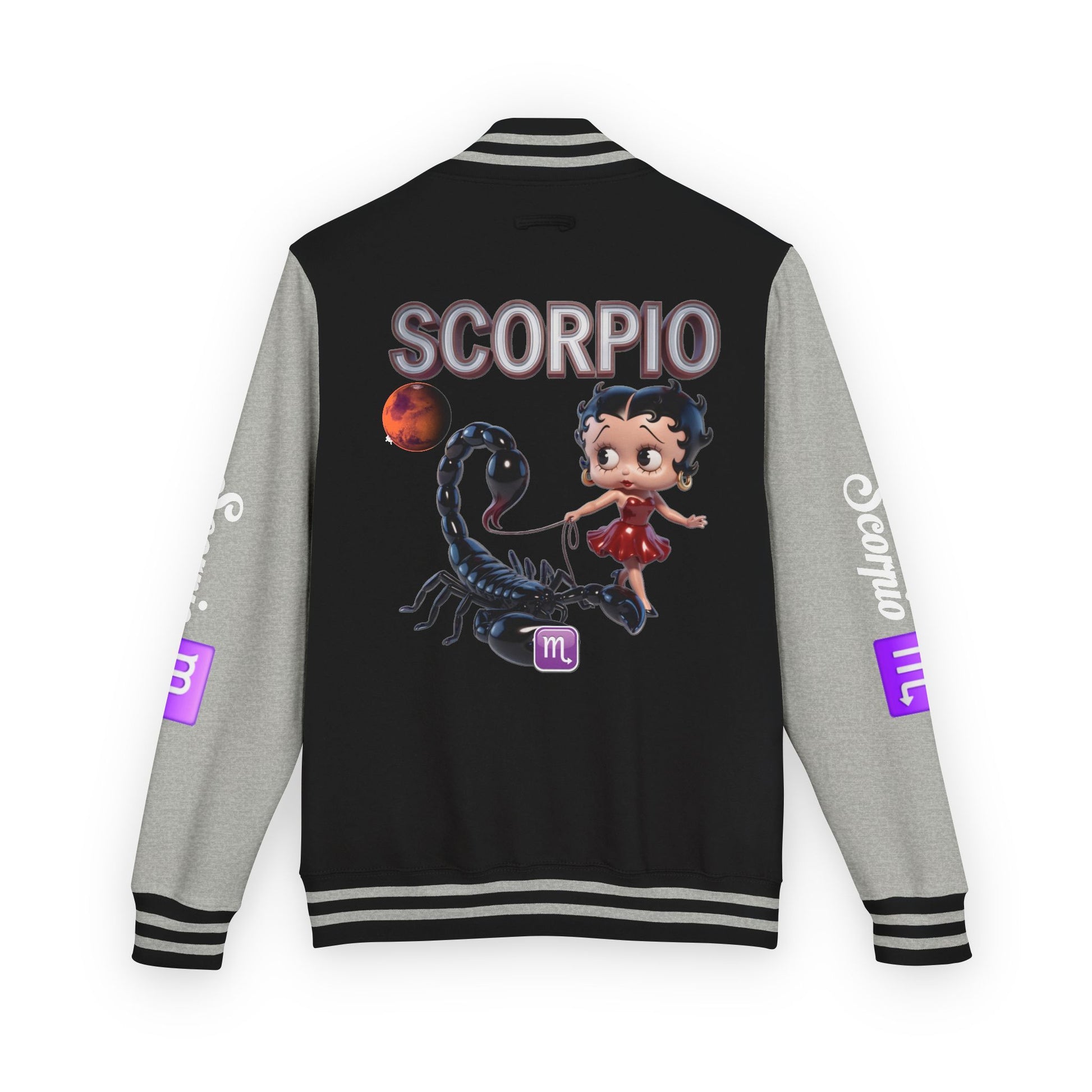 Letterman Jacket Scorpio Zodiac Design