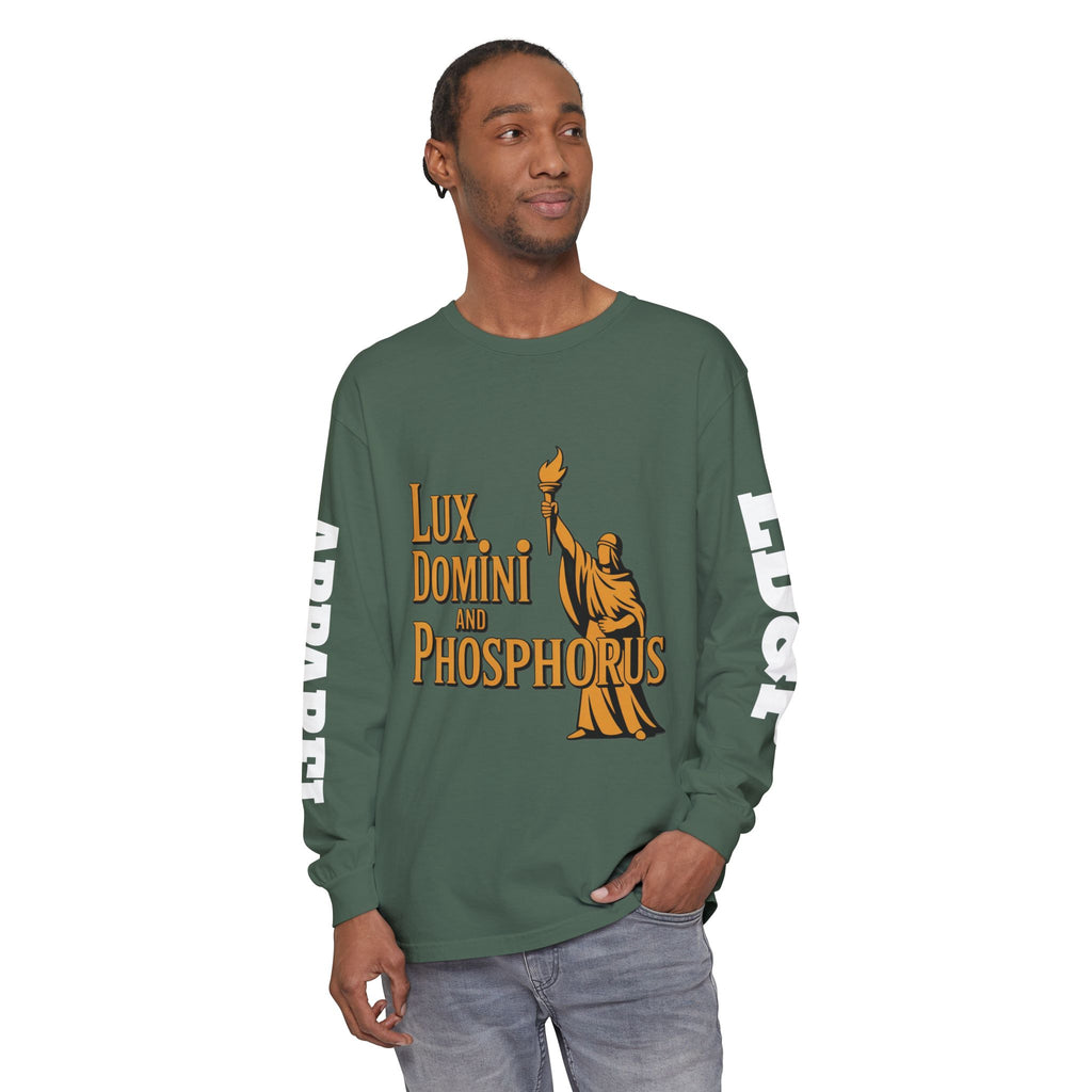 Long Sleeve T-Shirt Lux Domini and Phosphorus LD&P Apparel Design