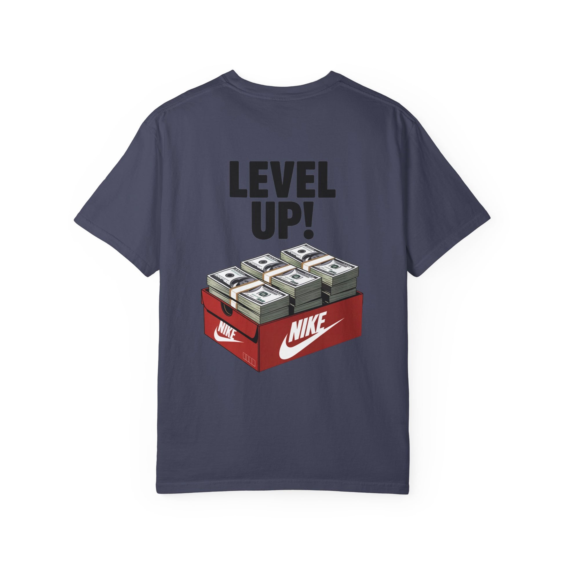 Garment-Dyed T-shirt Level Up Design