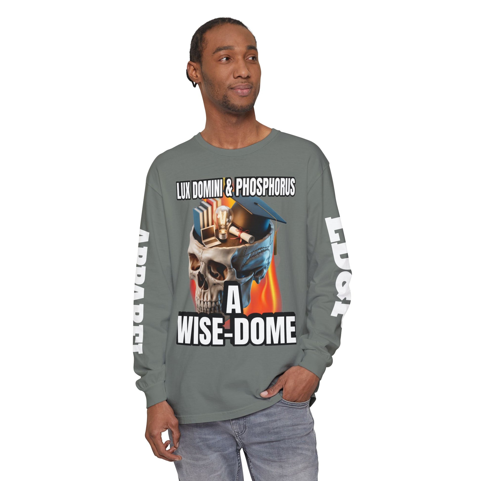 'A Wise-Dome' LD&P APPAREL Long Sleeve Tee