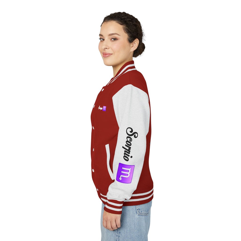 Letterman Jacket Scorpio Zodiac Design