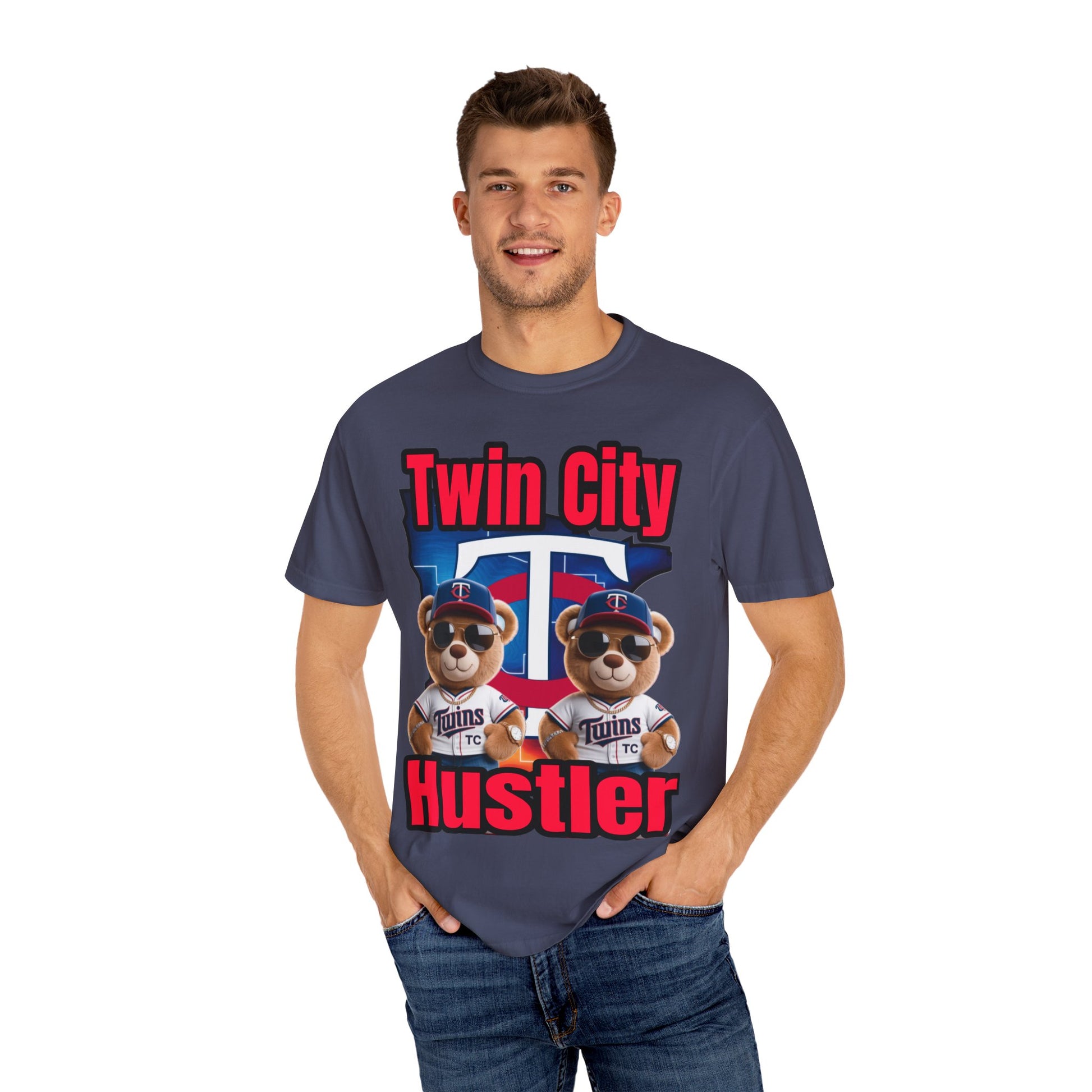Hustler Garment-Dyed T-shirt - Twin City LD&P Apparel Design