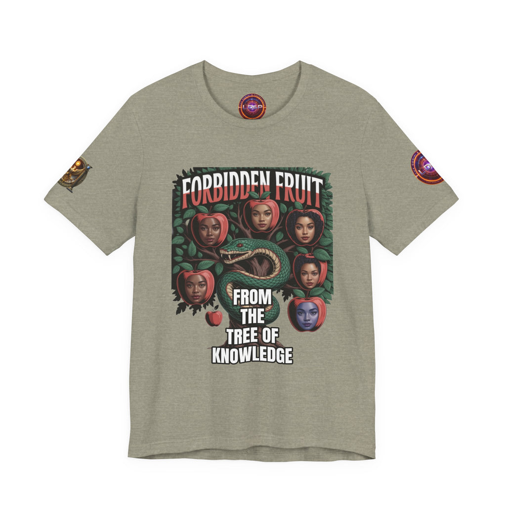 Short Sleeve Tee - Tree of Knowledge Forbidden Fruit Design