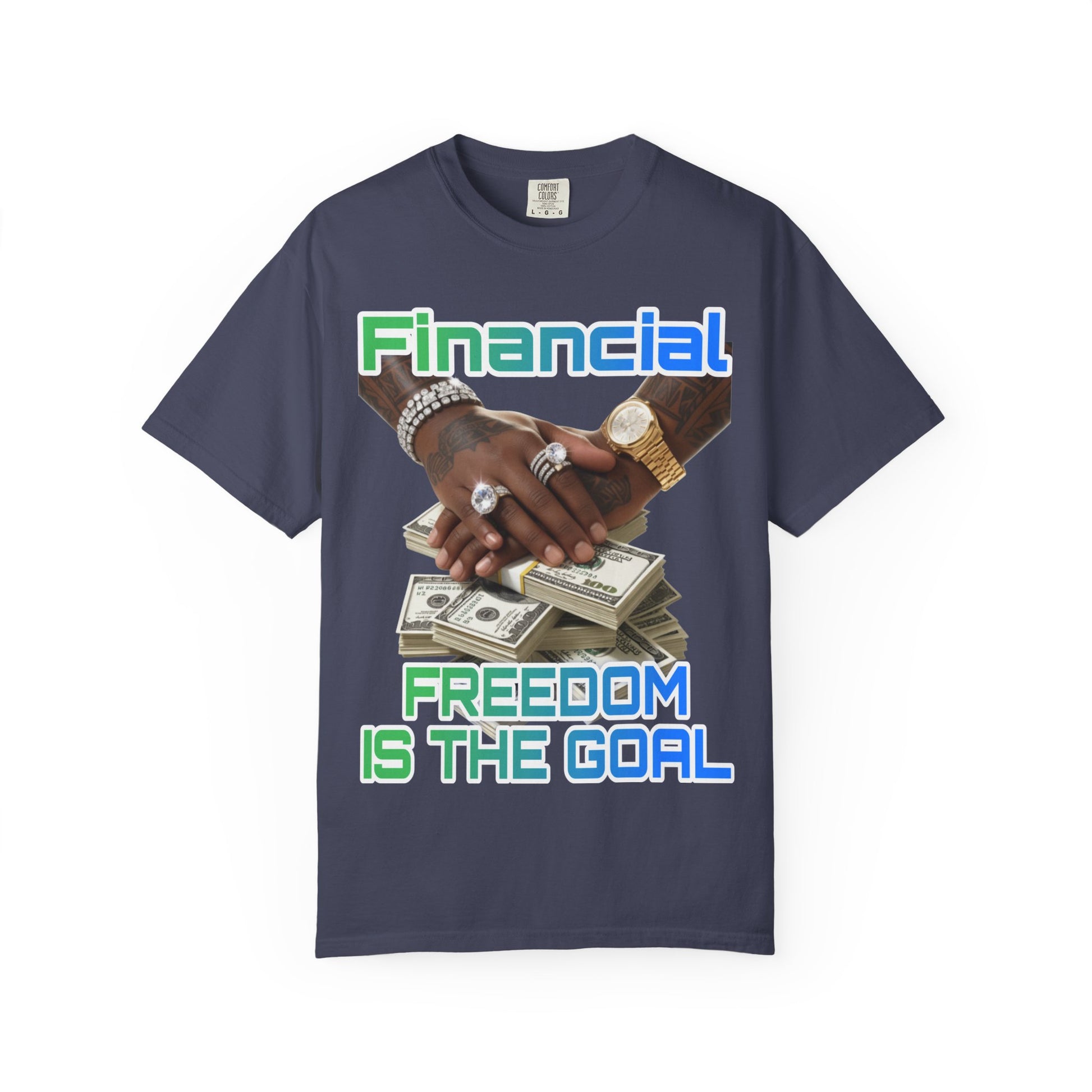 Financial Freedom Unisex T-shirt - 'Financial Freedom is The Goal' Design