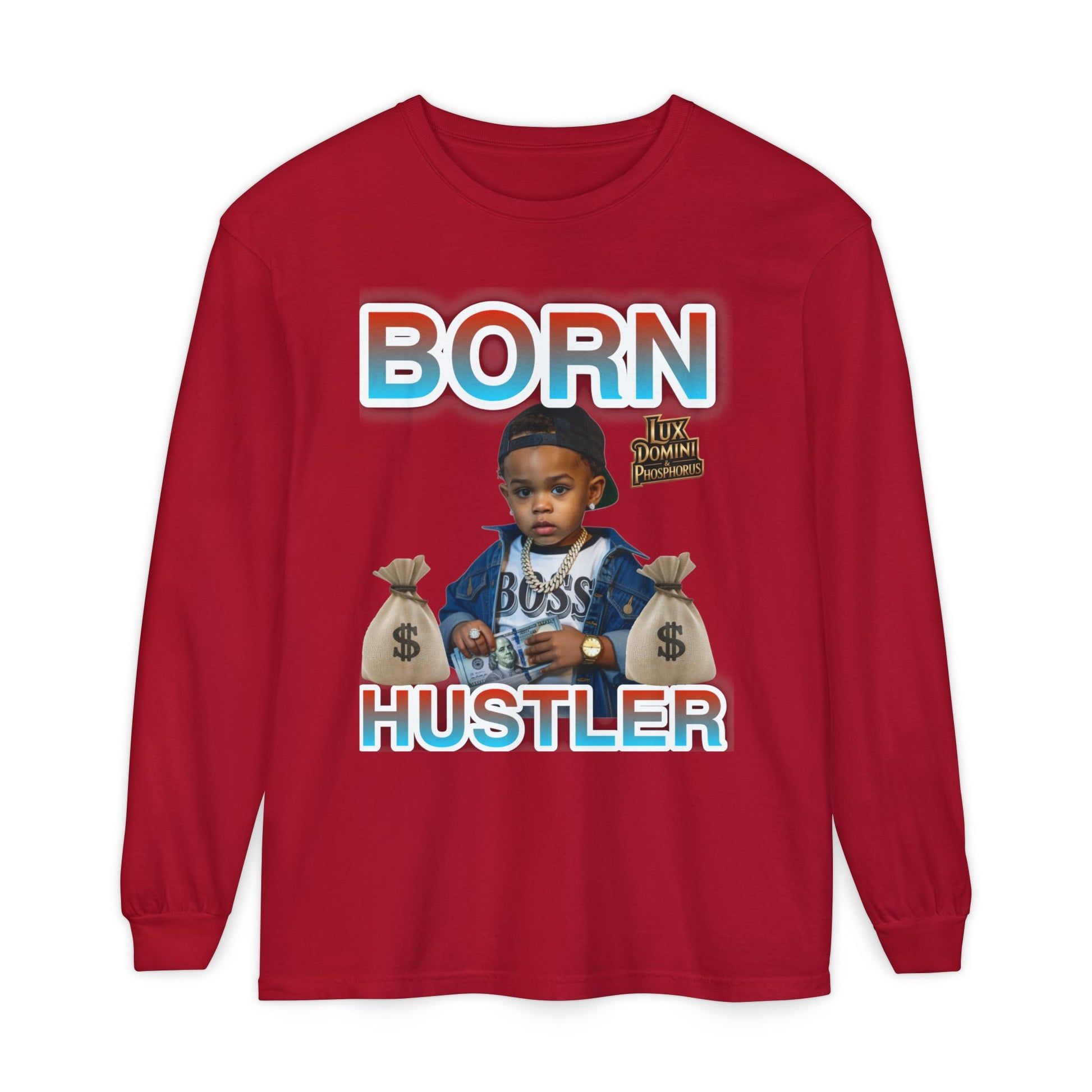 Long Sleeve T-Shirt Born Hustler Apparel