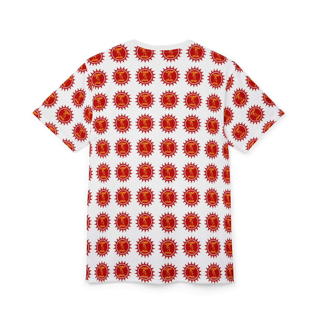 White Monogrammed Unisex Tee - LD&P Apparel Design