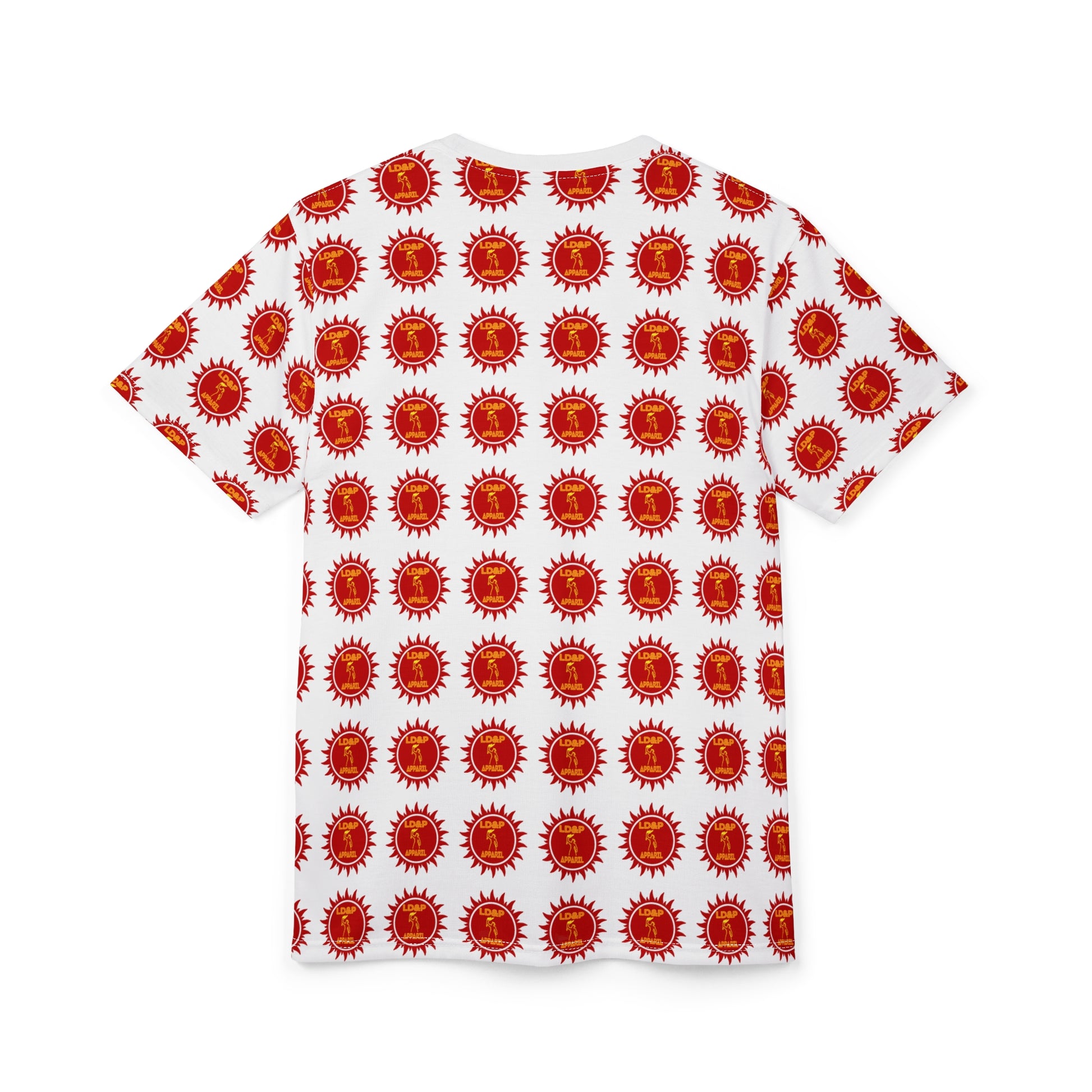 White Monogrammed Unisex Tee - LD&P Apparel Design