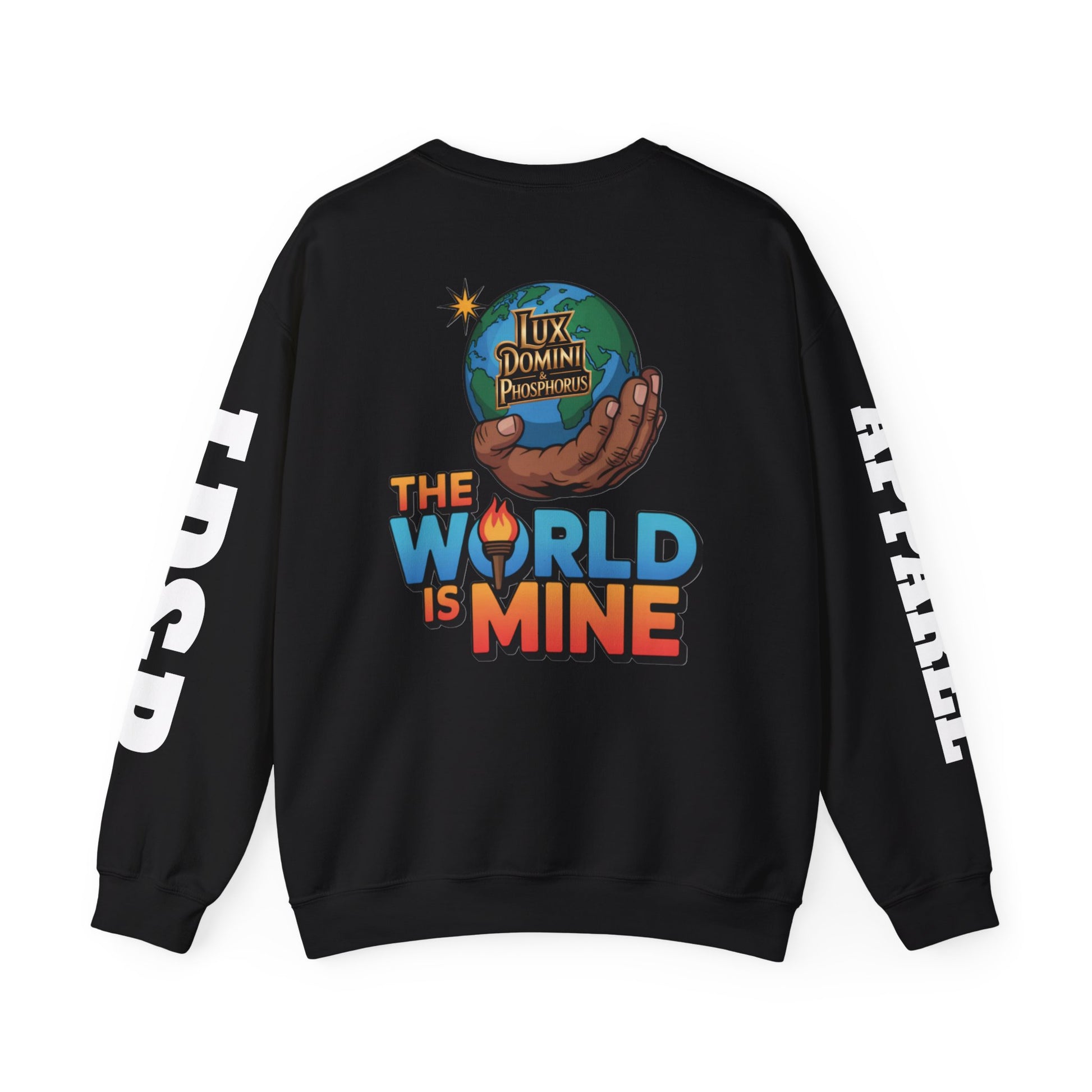 Graphic Sweatshirt - The World Is Mine LD&P APPAREL Design