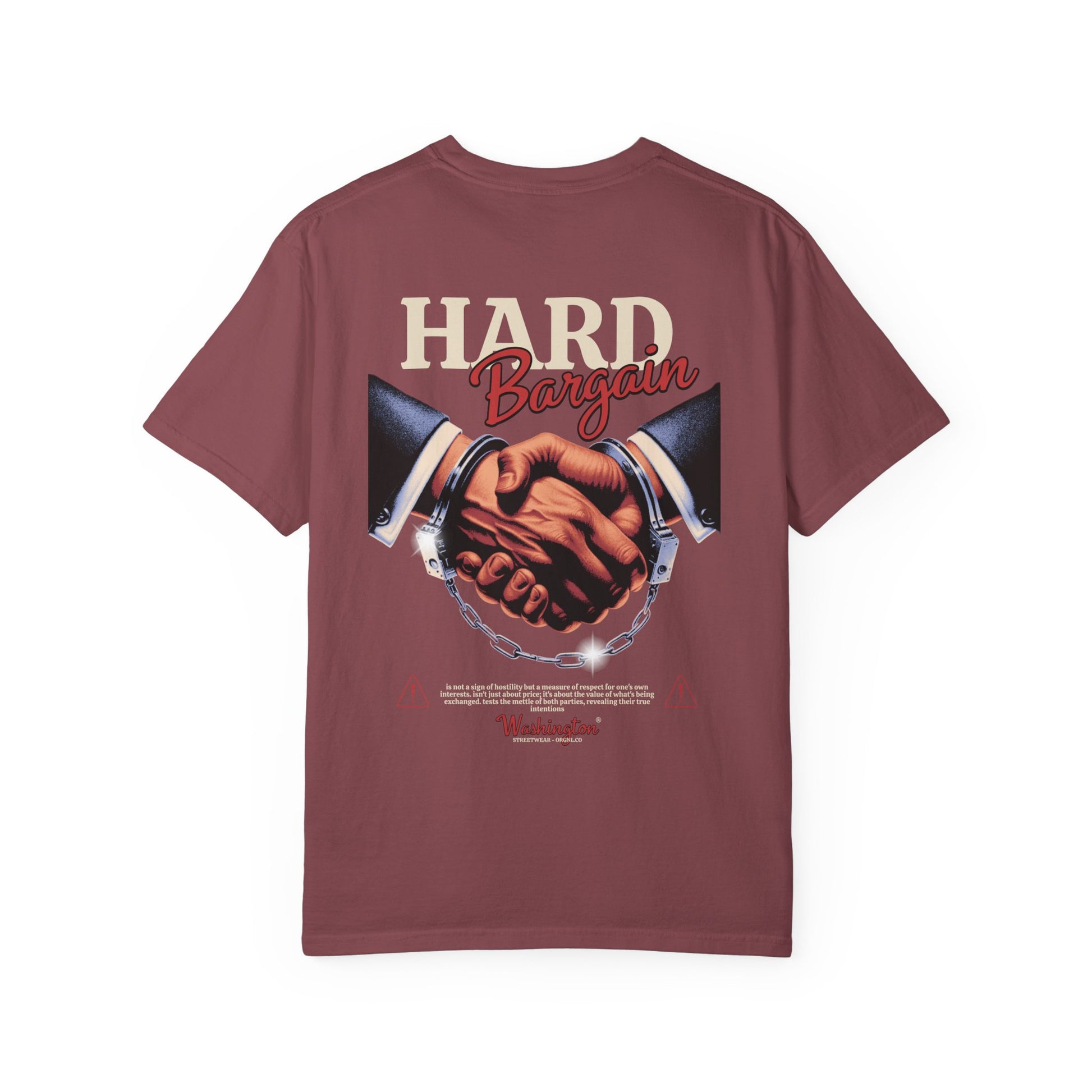 Garment-Dyed T-shirt Hard Bargain Graphic Tee