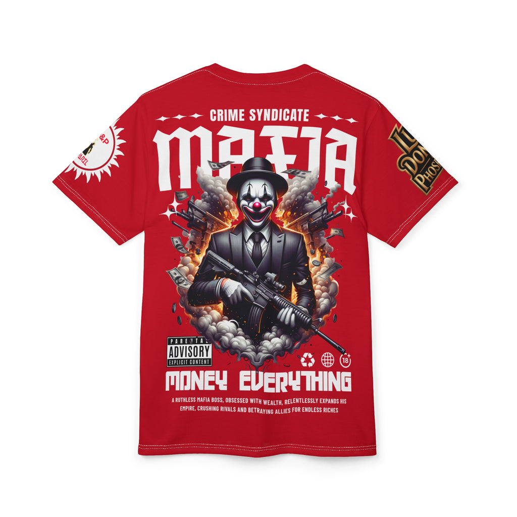 Copy of Mafia Crime Syndicate LD&P APPAREL Graphic Tee RED
