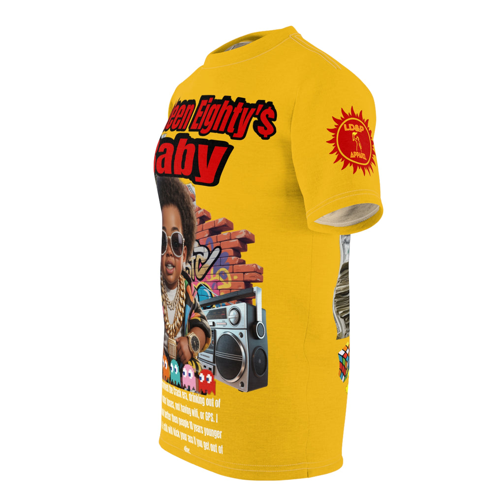 Nineteen Eighty's Baby Graphic Tee LD&P APPAREL Yellow