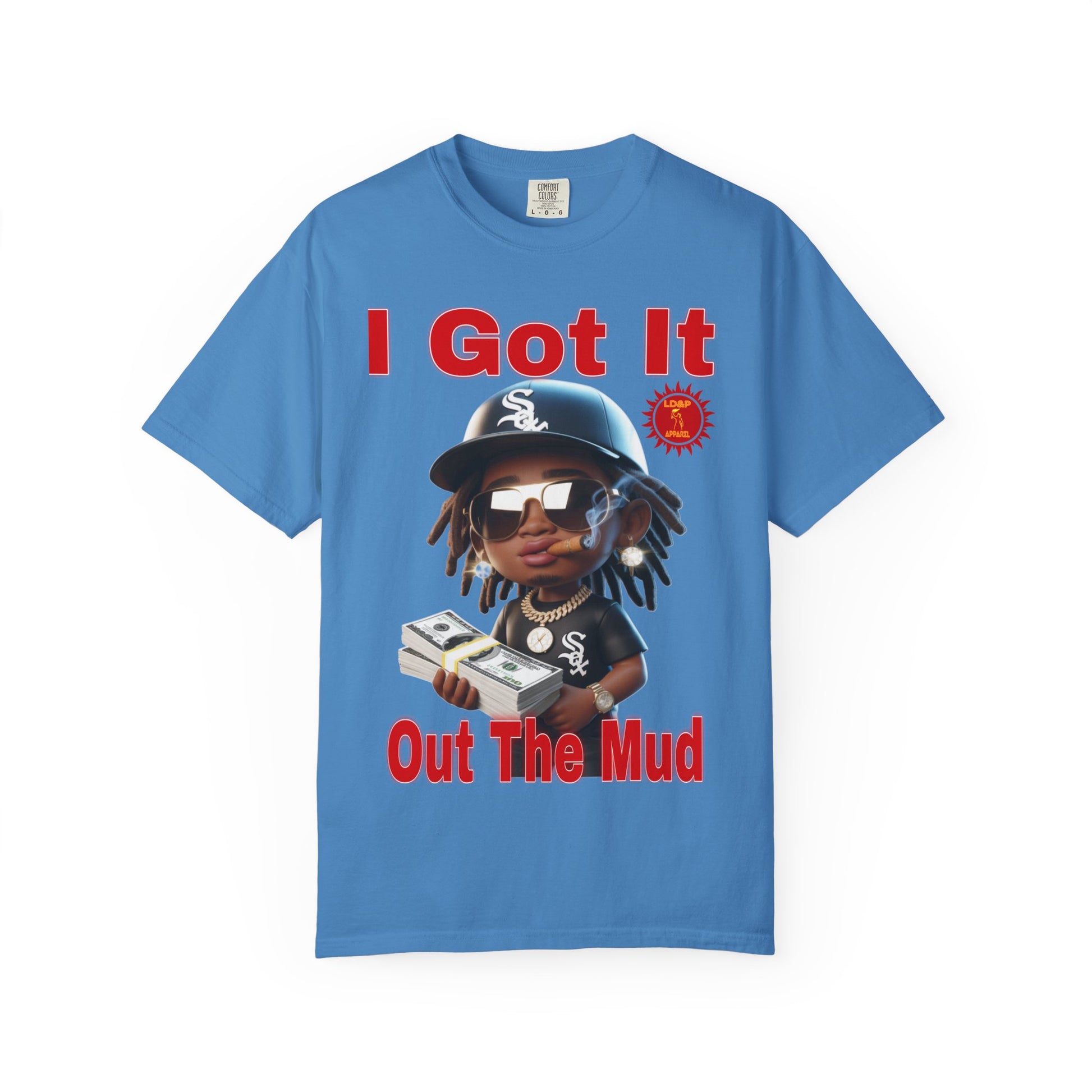 T-Shirt Out The Mud Hustler - Unisex Garment-Dyed