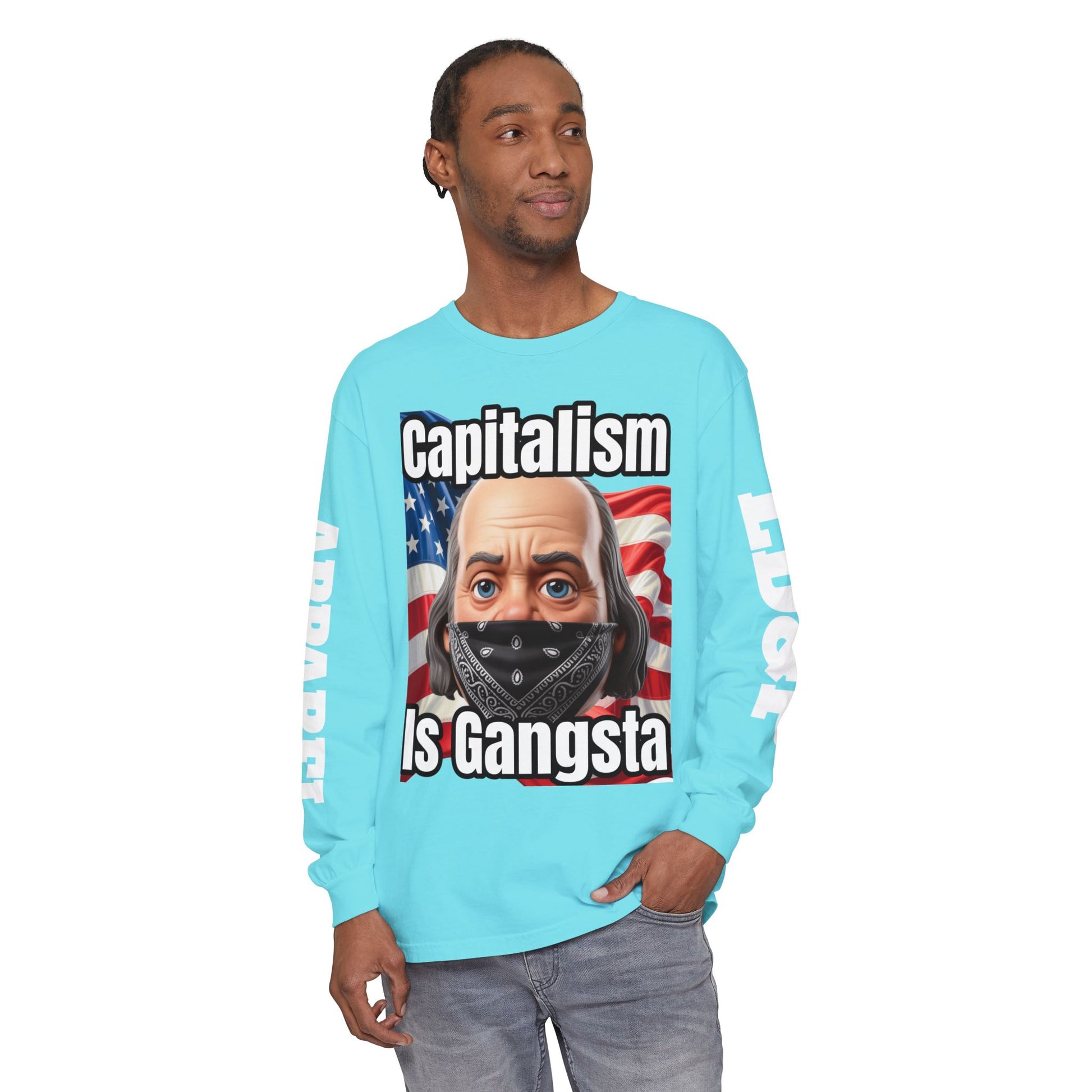 Capitalism is Gangsta Long Sleeve T-Shirt