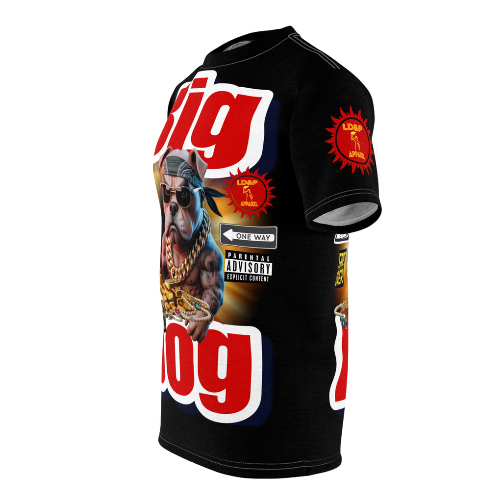 Big Dog Graphic Tee LD&P APPAREL Black