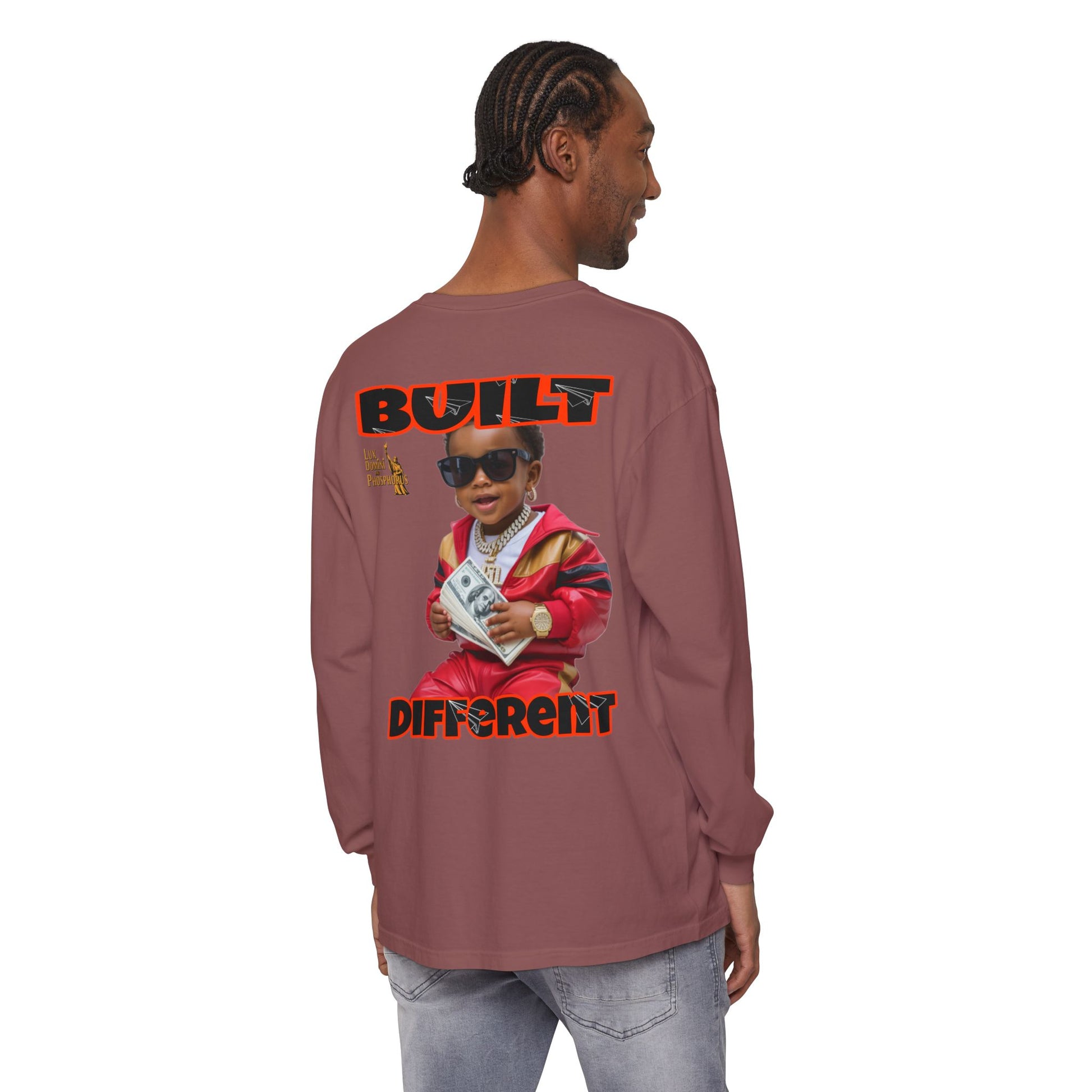 Long Sleeve T-Shirt - Built Different LD&P Apparel Design