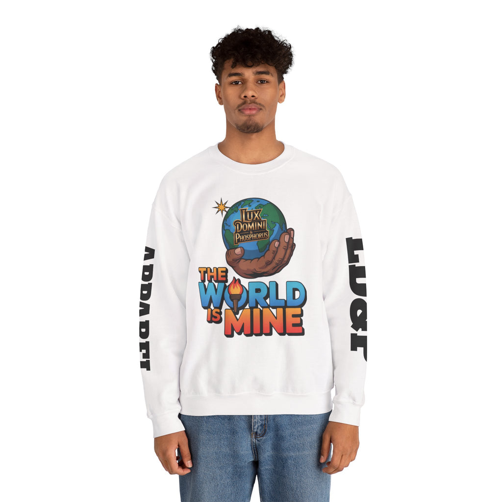 Graphic Sweatshirt - The World Is Mine LD&P APPAREL Design