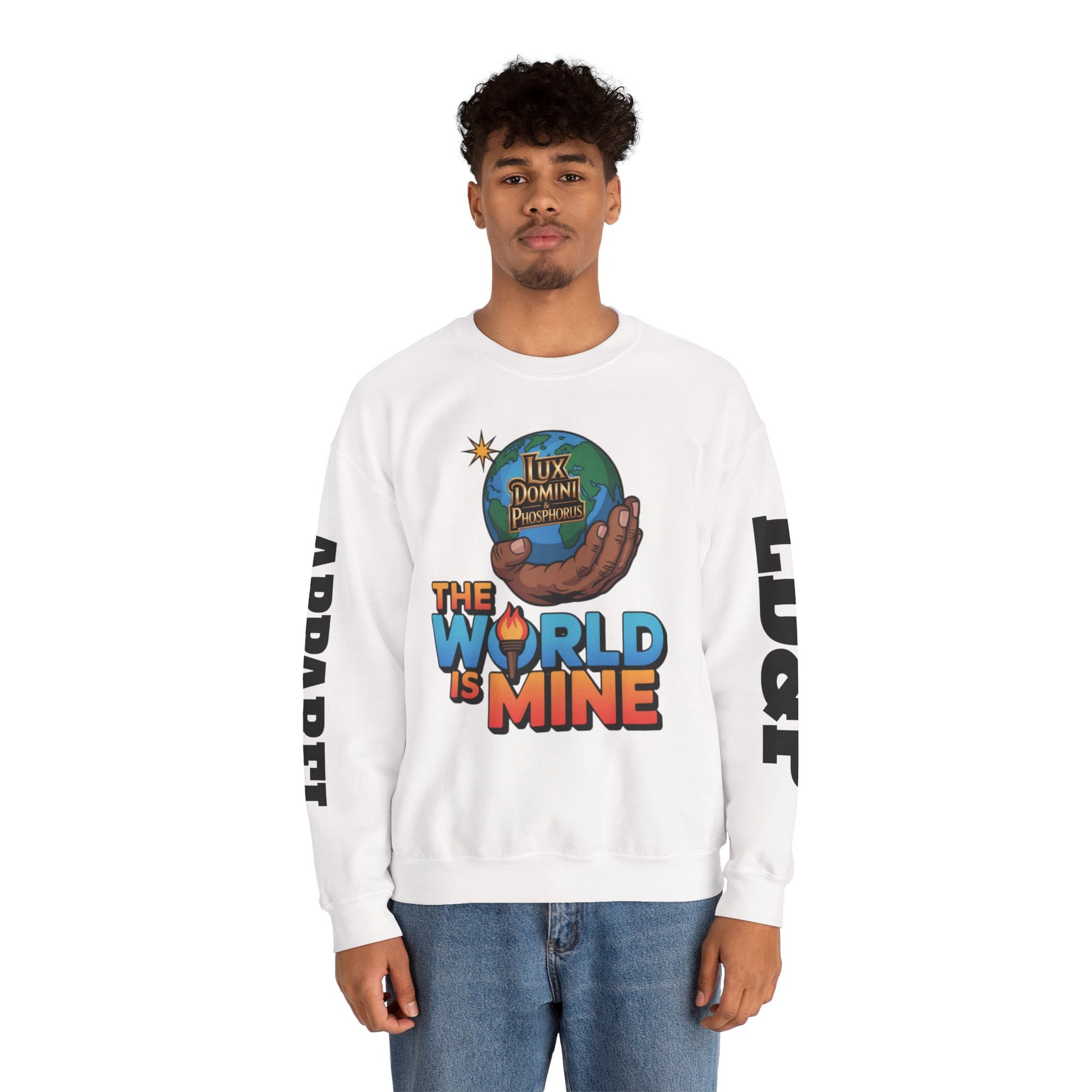 Graphic Sweatshirt - The World Is Mine LD&P APPAREL Design