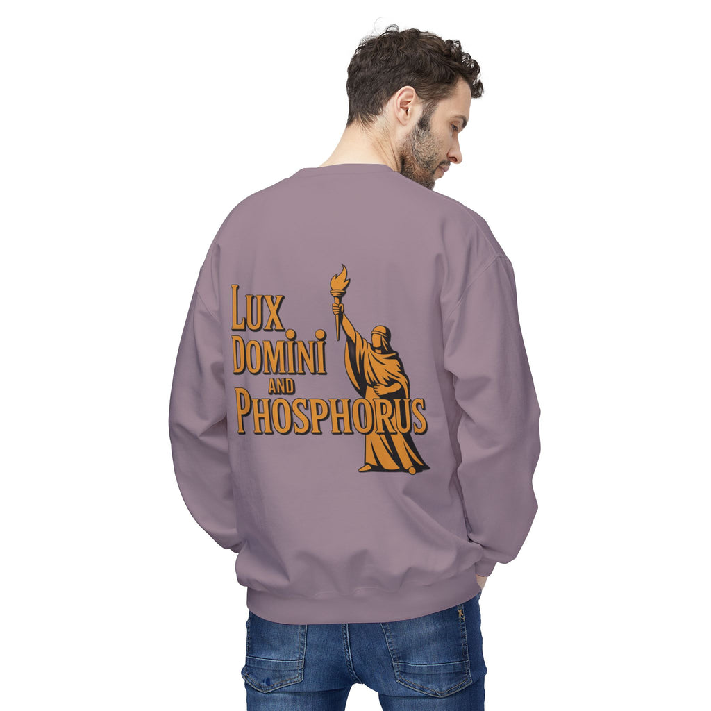 "Lux Domini and Phosphorus" crew-neck sweatshirt