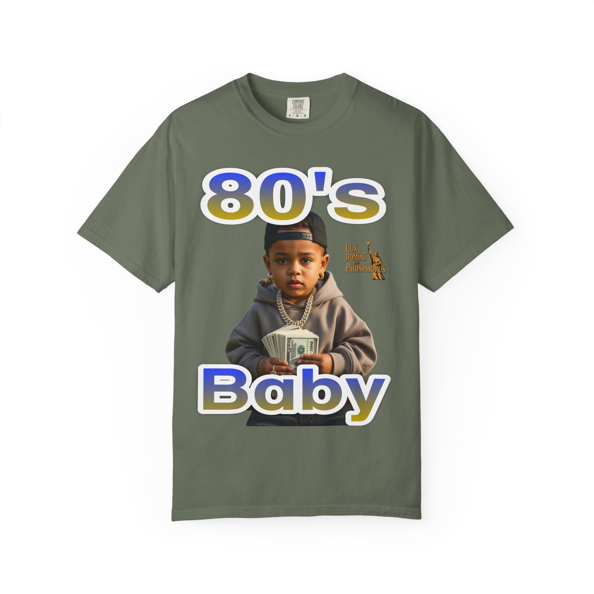 80s Baby Unisex Garment-Dyed T-shirt - LD&P APPAREL
