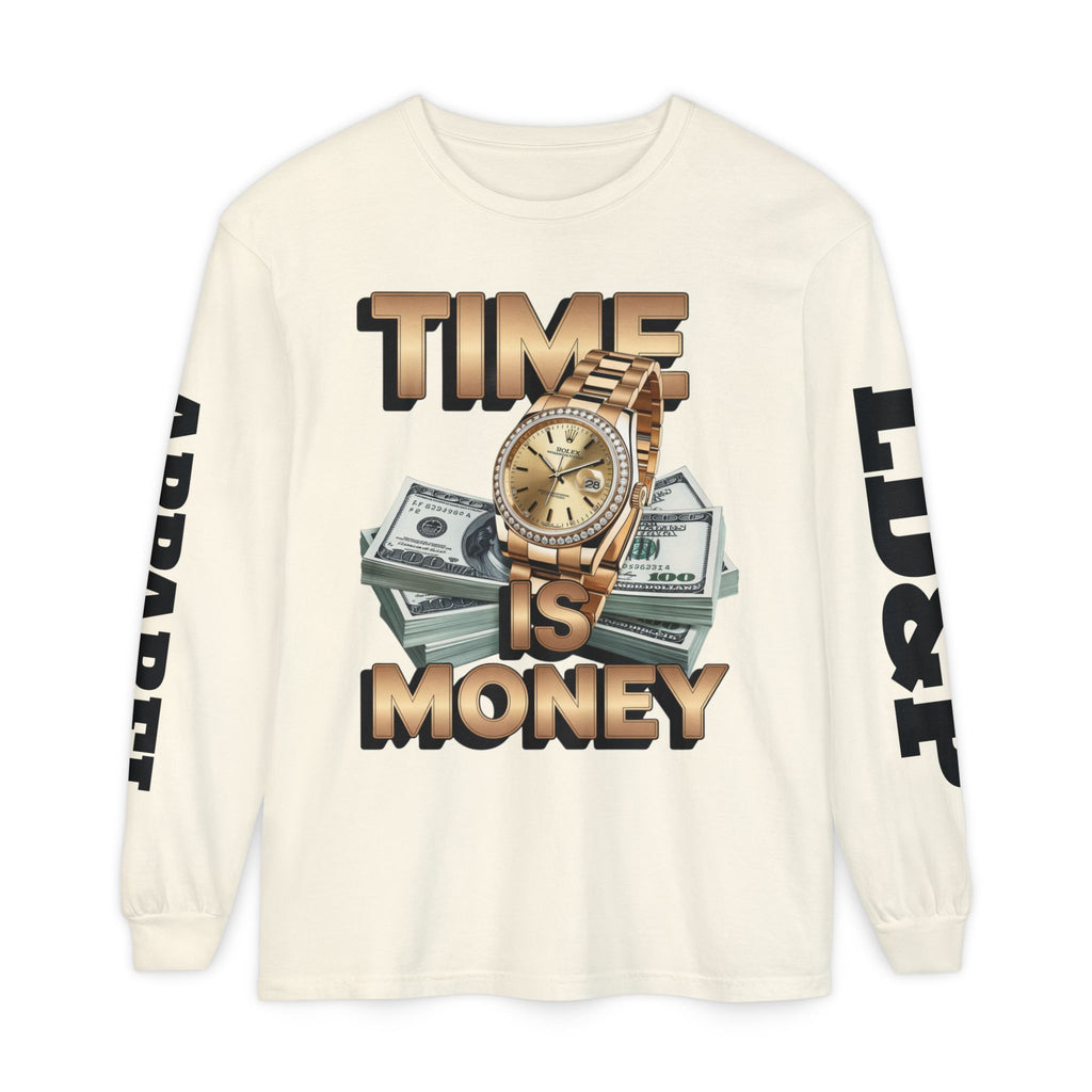 Long Sleeve T-Shirt Time is MONEY Design