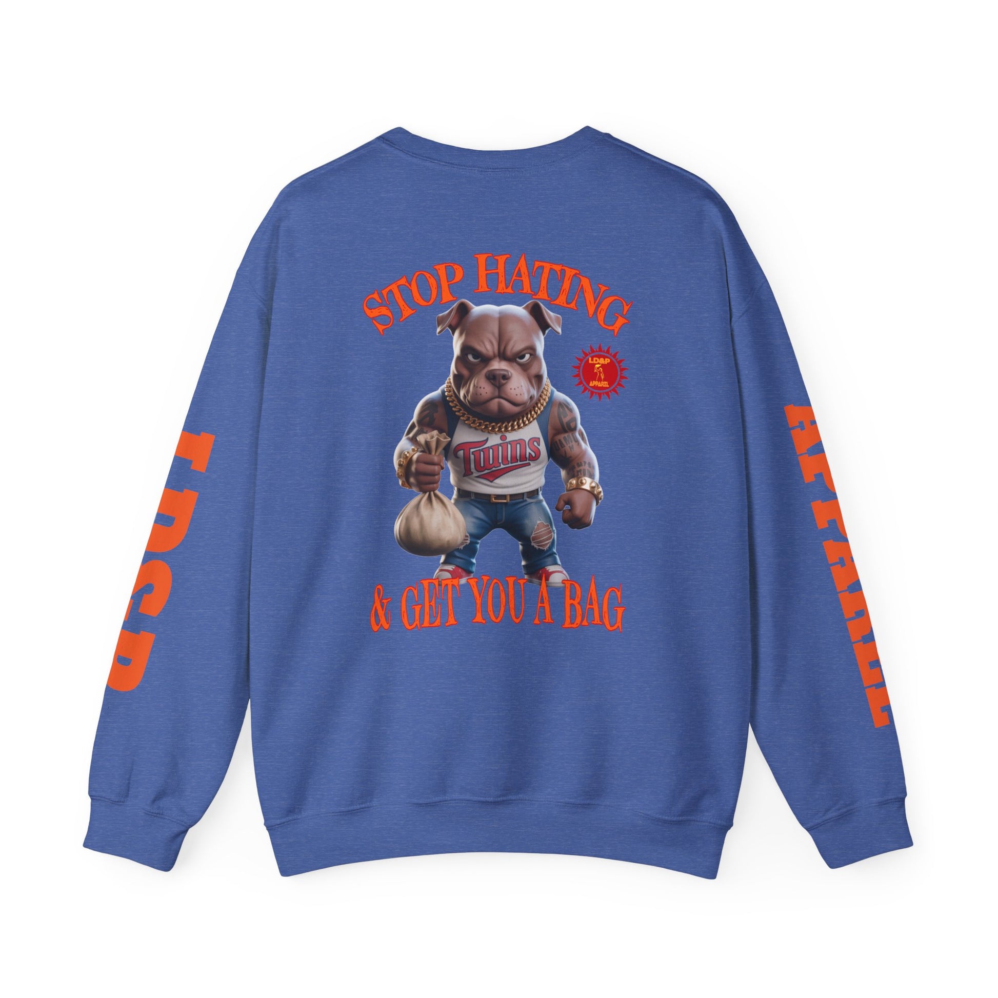 Unisex Sweatshirt Stop Hating LD&P Apparel Design
