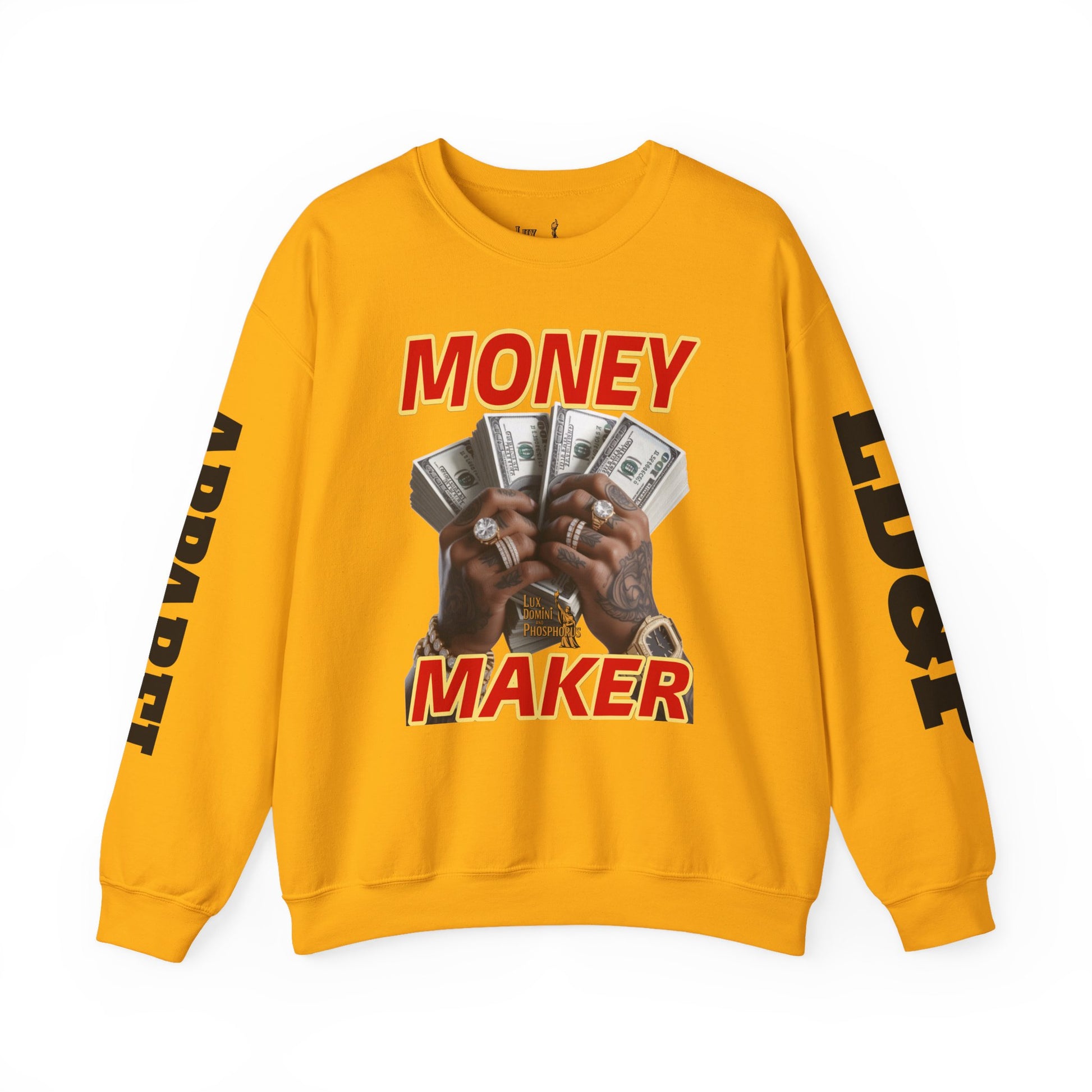 Money Maker Unisex Sweatshirt - LD&P APPAREL Design