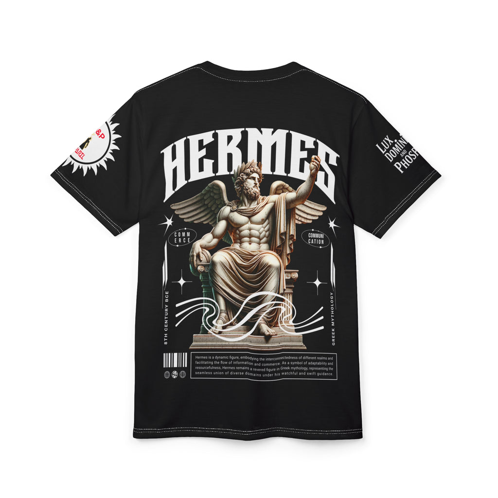 Hermes  Graphic Tee LD&P APPAREL DESIGN Black