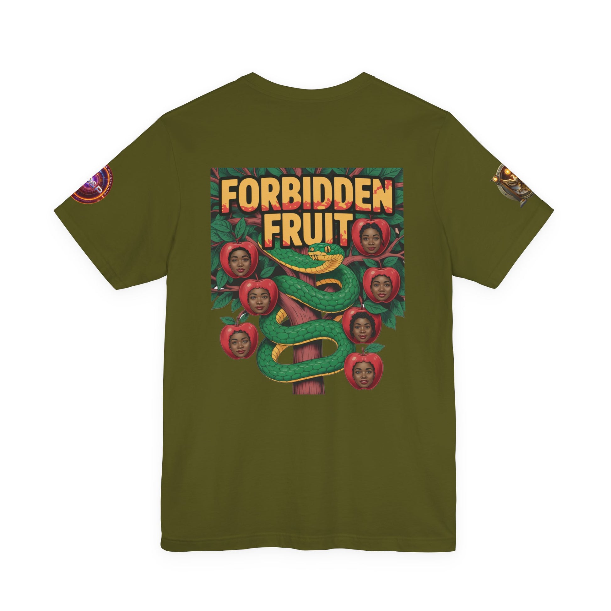 Short Sleeve Tee - Tree of Knowledge Forbidden Fruit Design