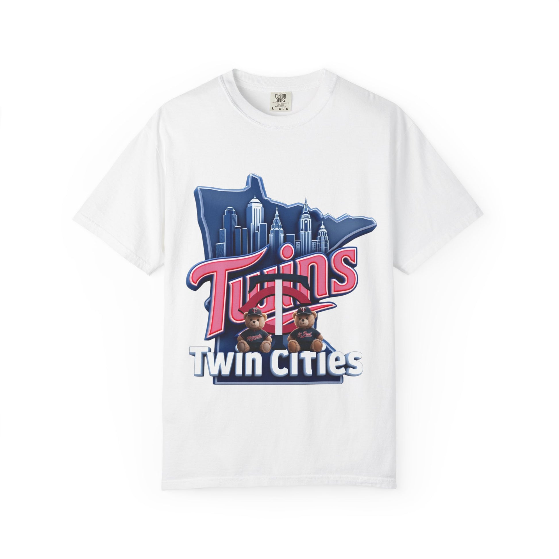 Twin City Unisex T-Shirt, Sporty Tee for Fans, Garment-Dyed Shirt, Perfect for Game Day, Show Your Team Spirit!