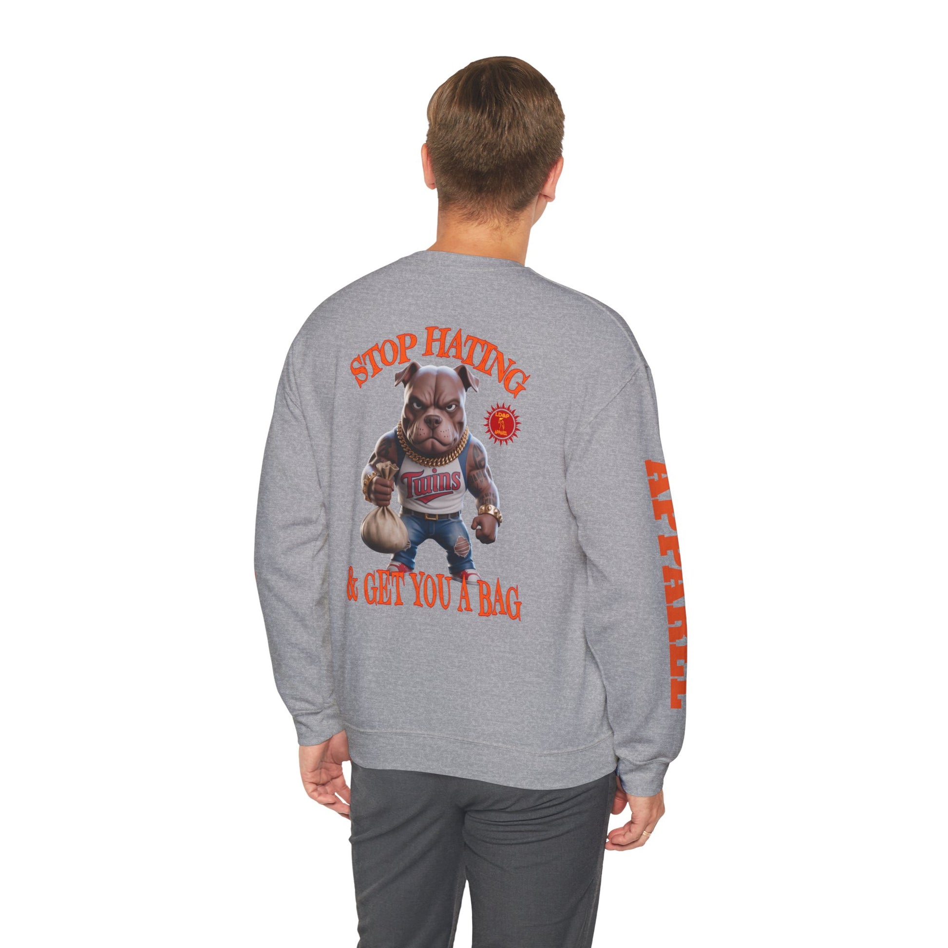 Unisex Sweatshirt Stop Hating LD&P Apparel Design