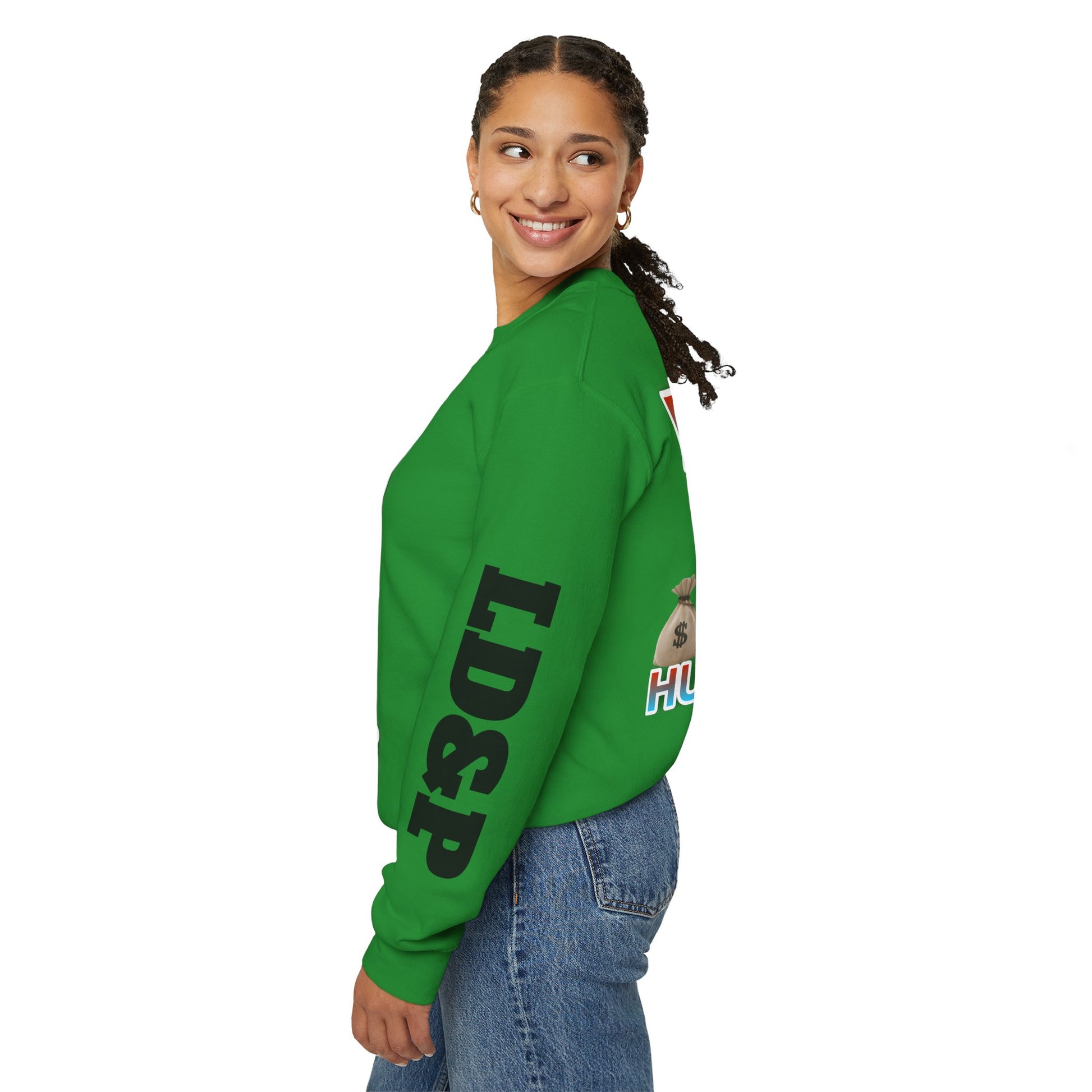 Crewneck Sweatshirt - Born Hustler LD&P Apparel