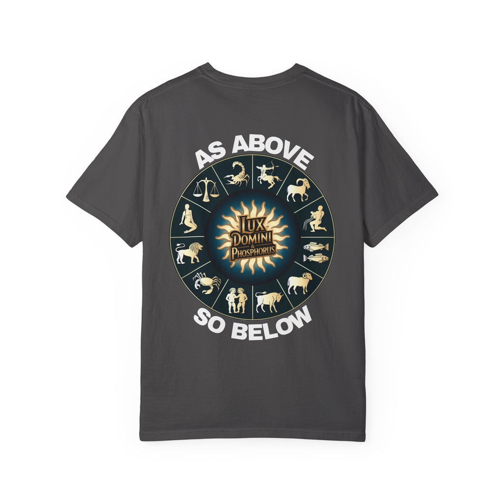 Zodiac Unisex T-Shirt - As above so below design